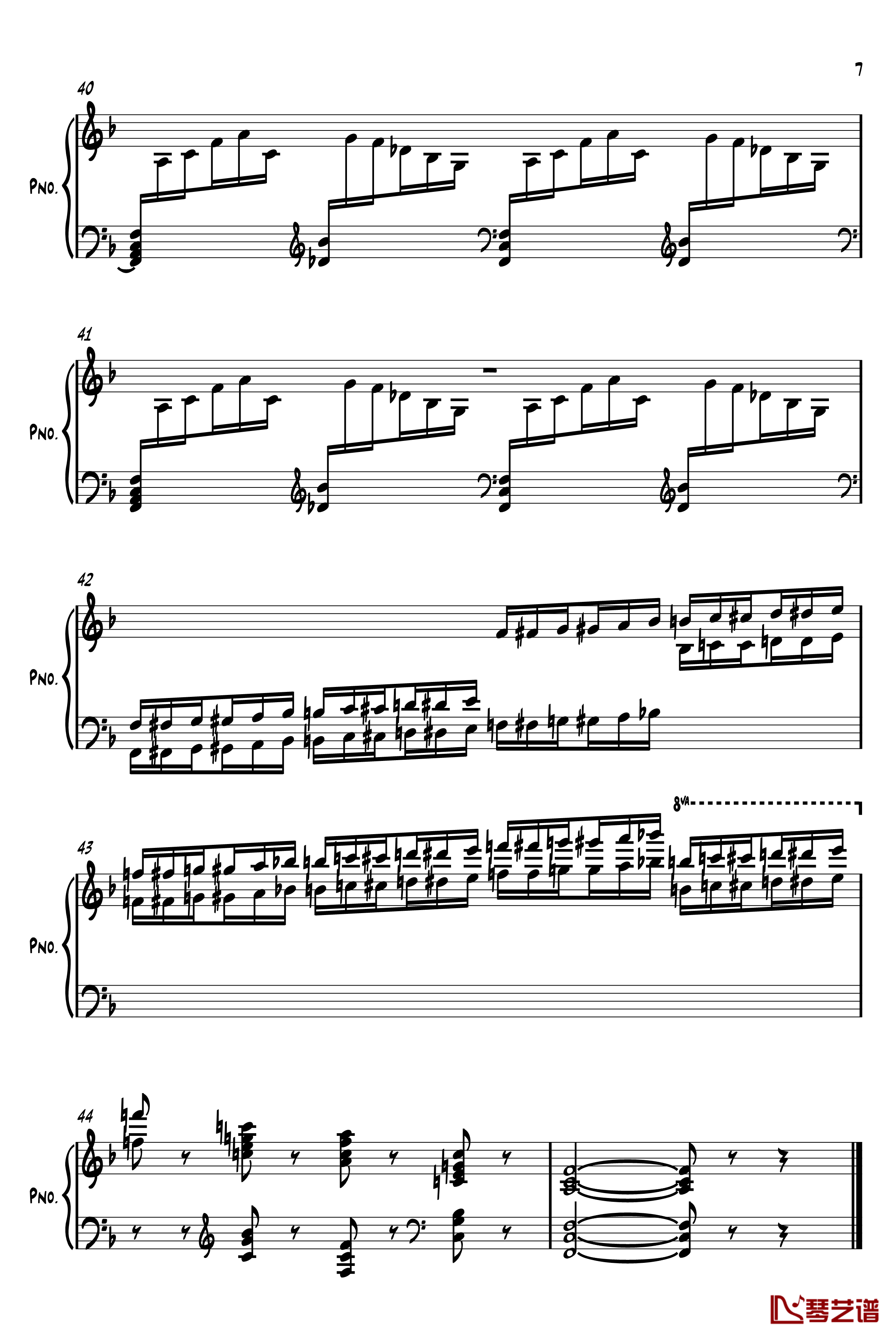 Etude Op 72 No 6钢琴谱-莫什科夫斯基-Moszkowski7