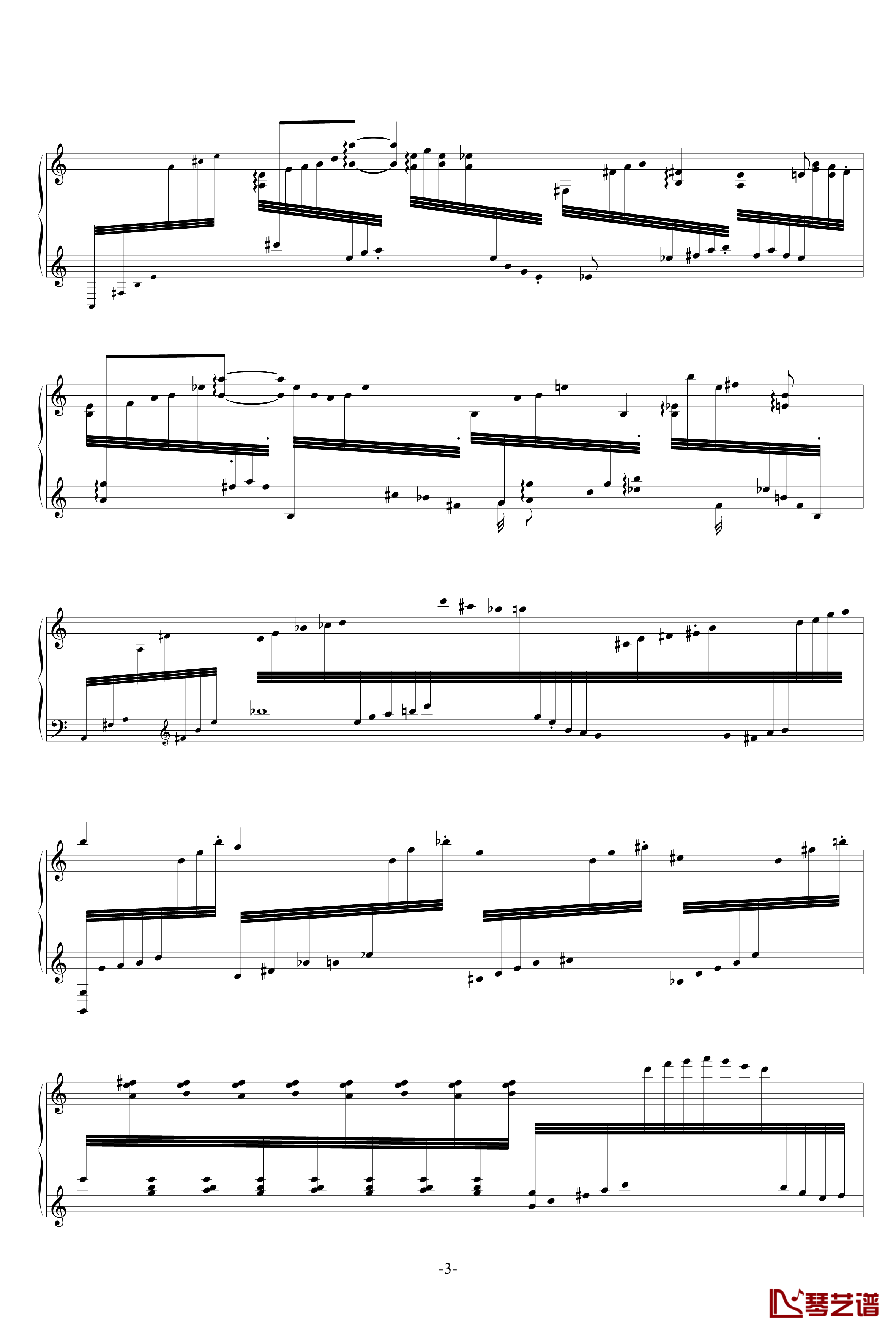 冥想集钢琴谱-修改-升c小调12