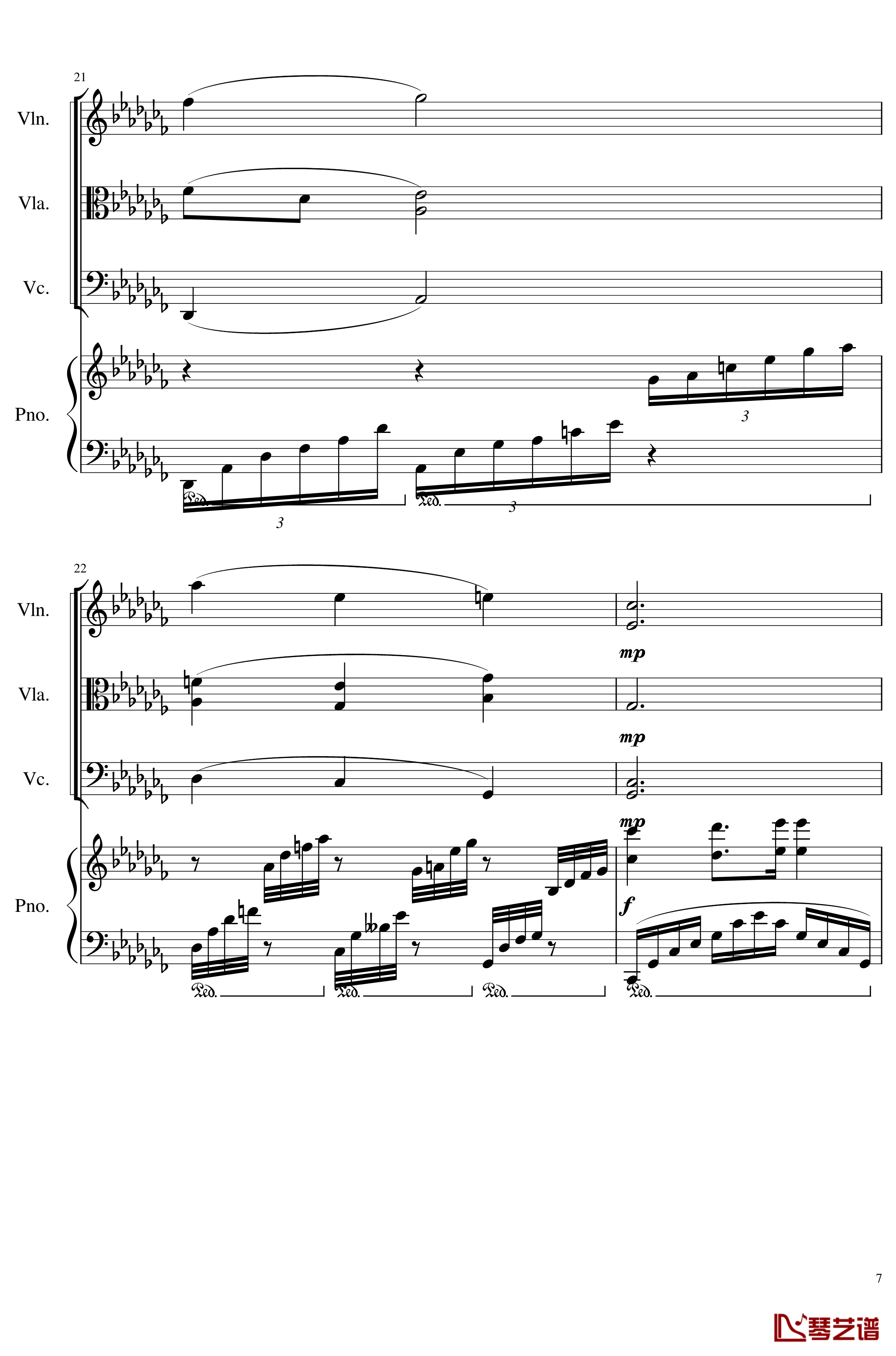 I love Minecraft, Op.96钢琴谱-一个球7