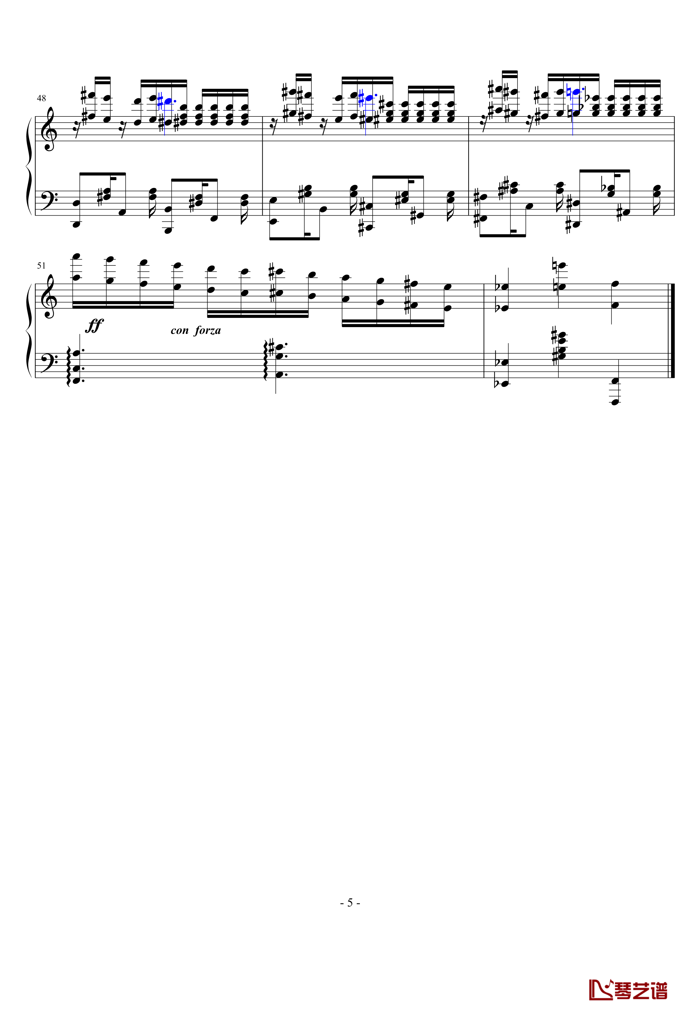 biaoti钢琴谱-nyride5