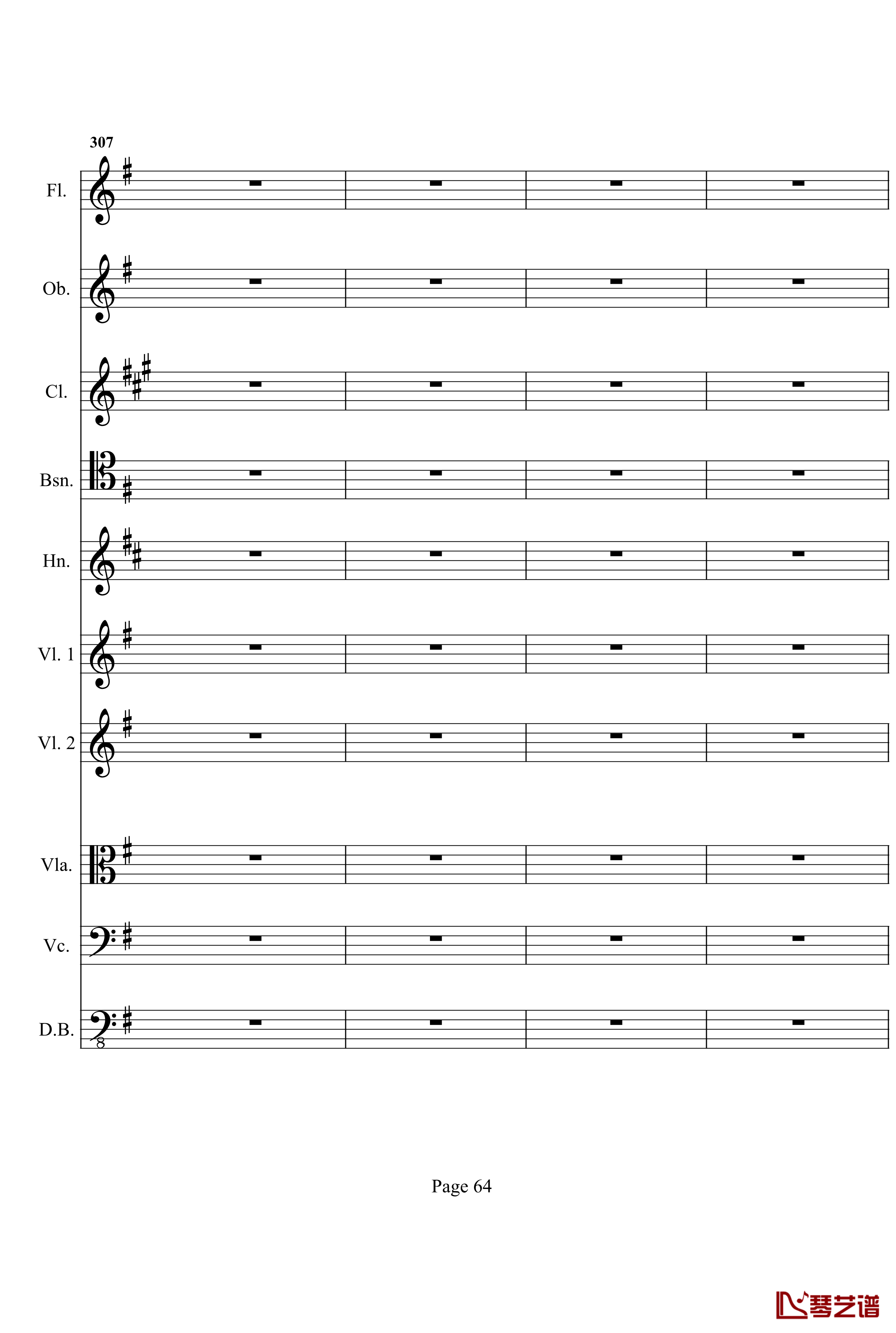 奏鸣曲之交响钢琴谱- 第十首-Ⅰ-贝多芬-beethoven64