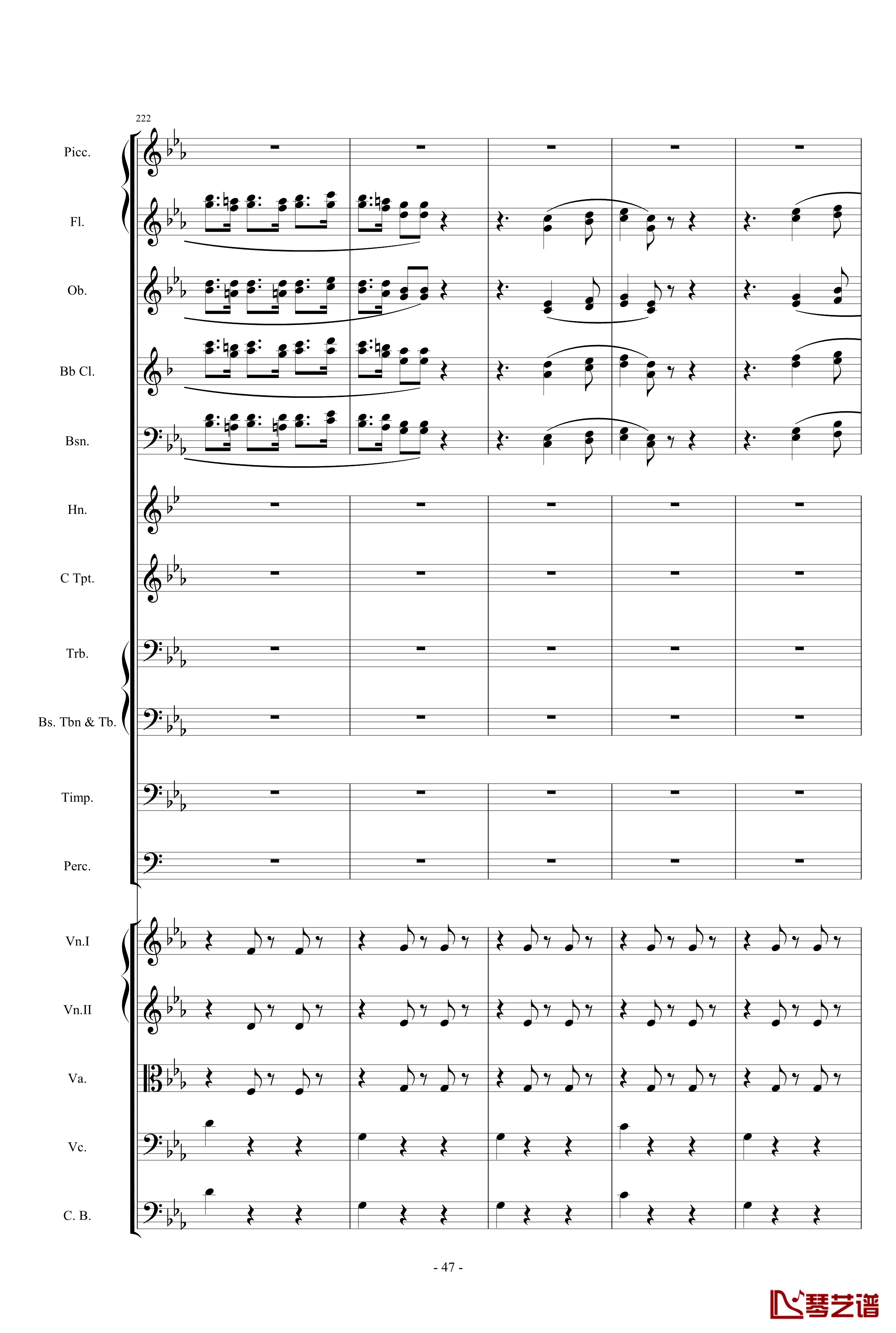愤怒的小鸟交响曲第三乐章Op.5 no.3钢琴谱-1057257847