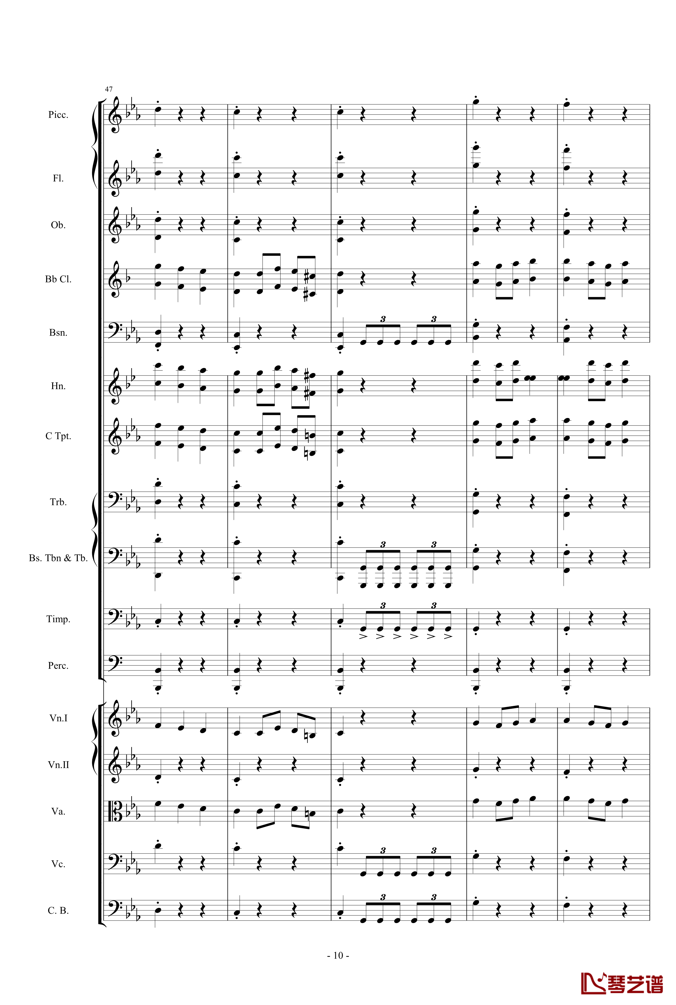 愤怒的小鸟交响曲第三乐章Op.5 no.3钢琴谱-1057257810
