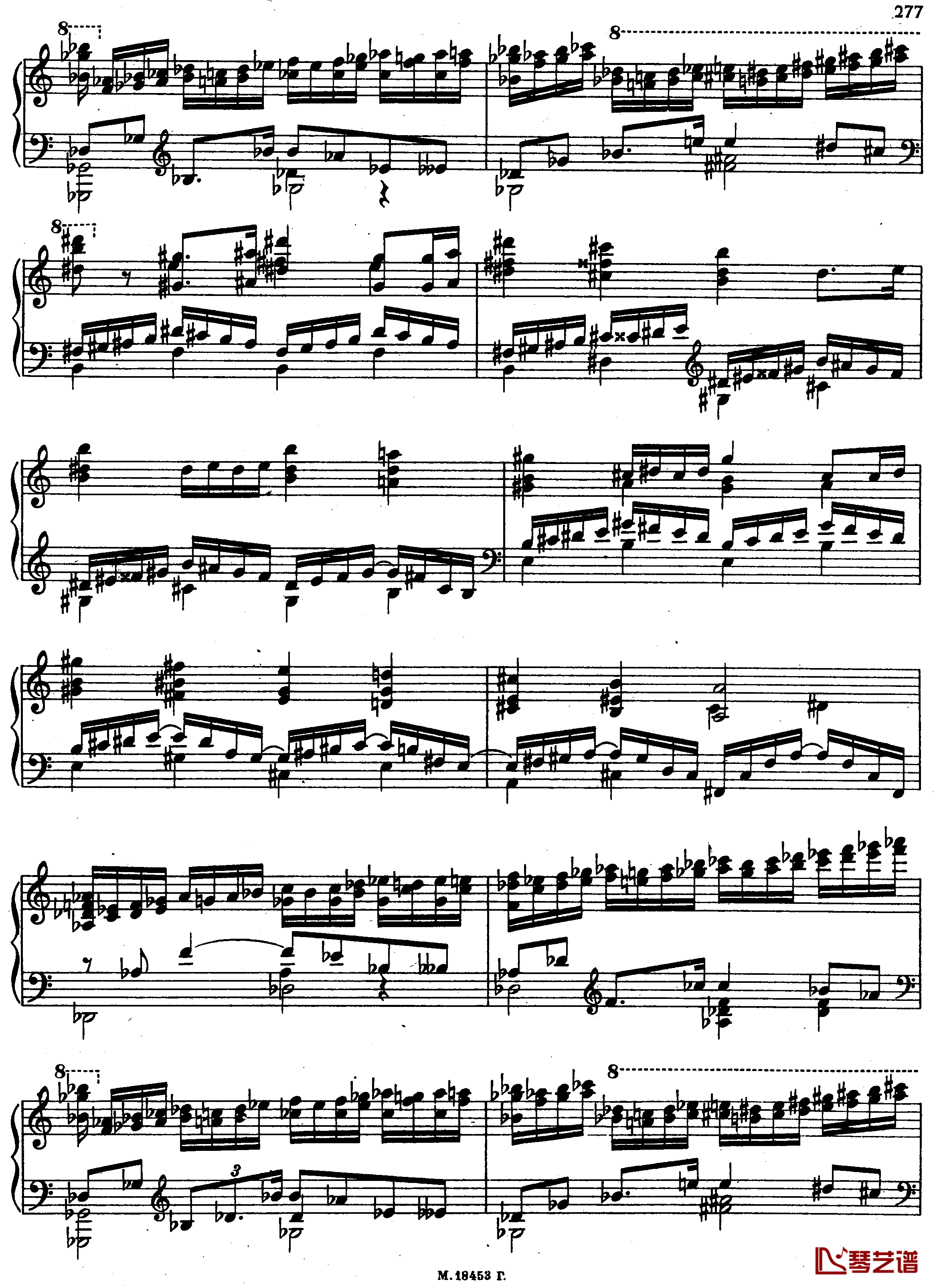 F大调前奏曲钢琴谱-拉赫马尼若夫2