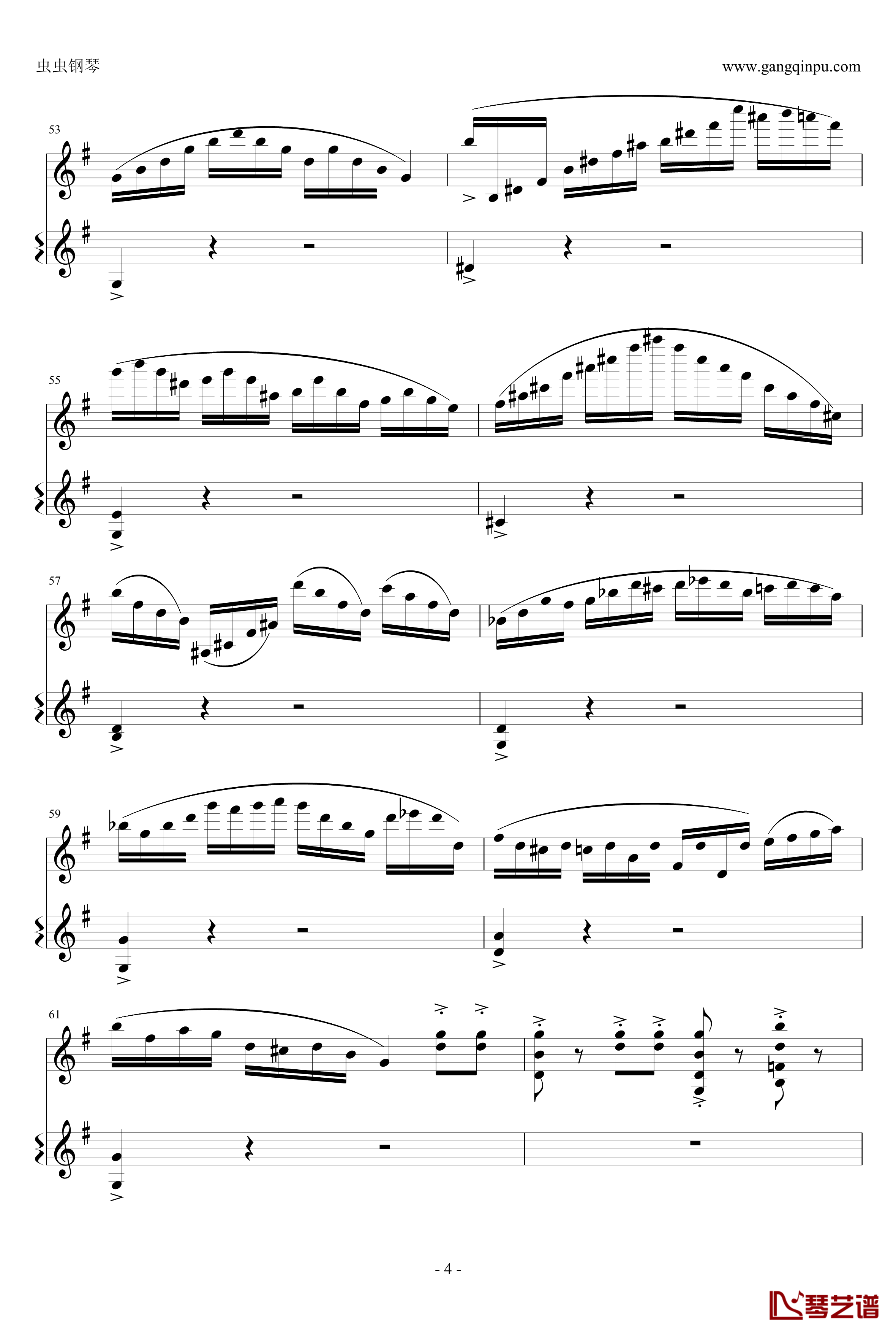 意大利国歌钢琴谱-变奏曲修改版-DXF4