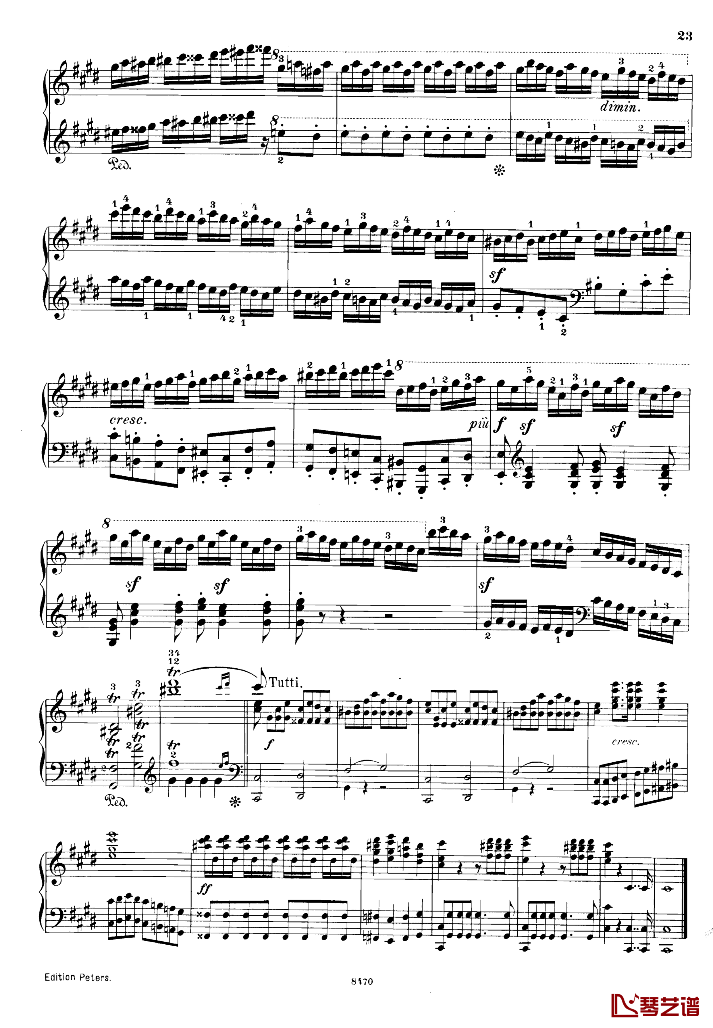 升c小调第三钢琴协奏曲Op.55钢琴谱-克里斯蒂安-里斯23