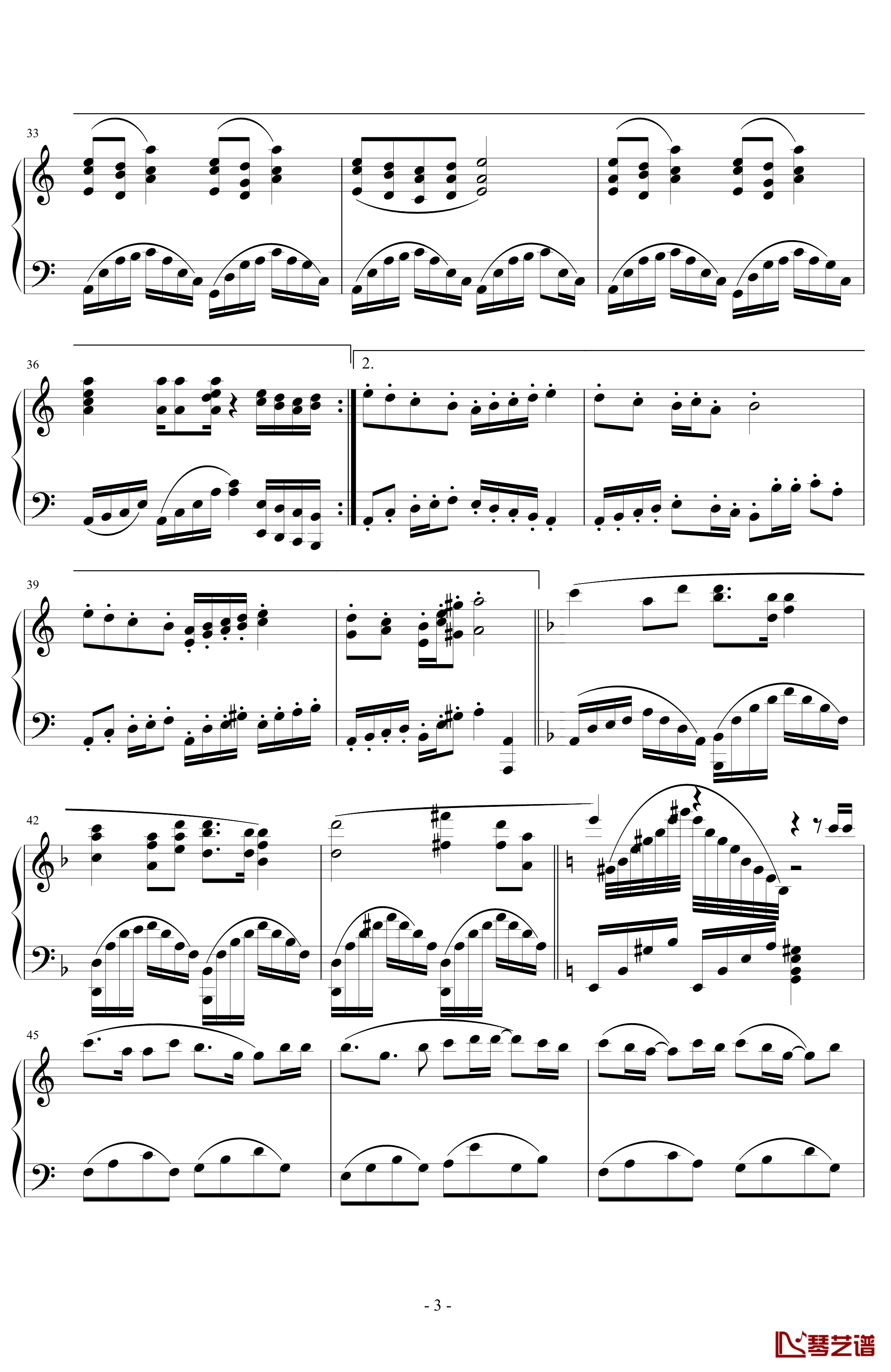刺鸟钢琴谱-飞儿乐团3