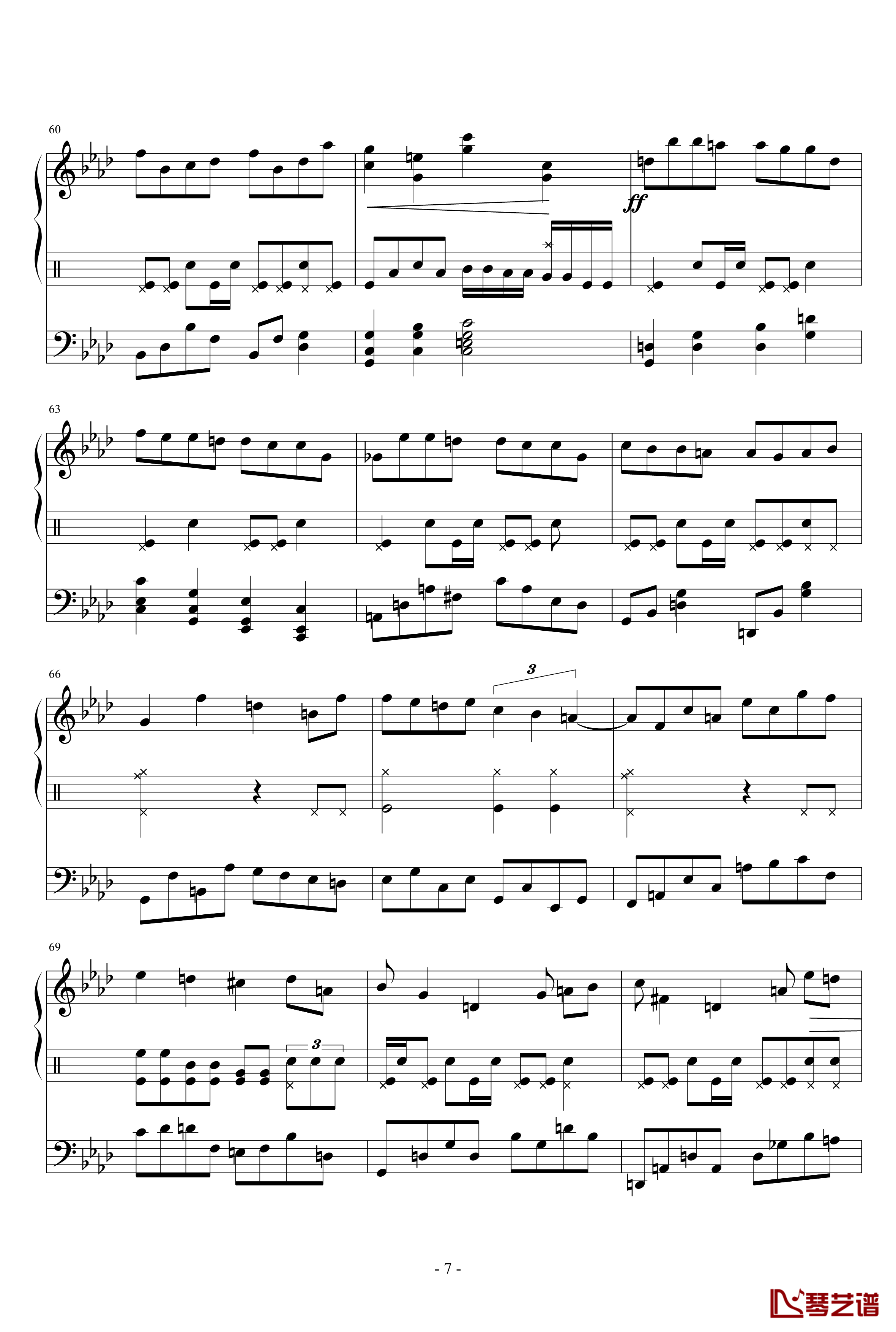 LONELY ALLEY钢琴谱-rumchopin7