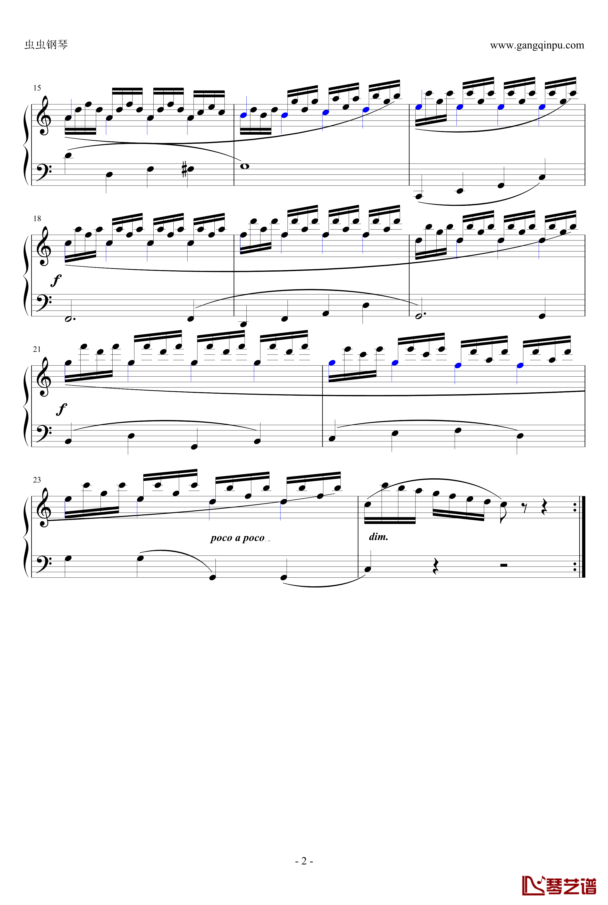 车尔尼849第四条钢琴谱-Op.849 No.4-Czerny2