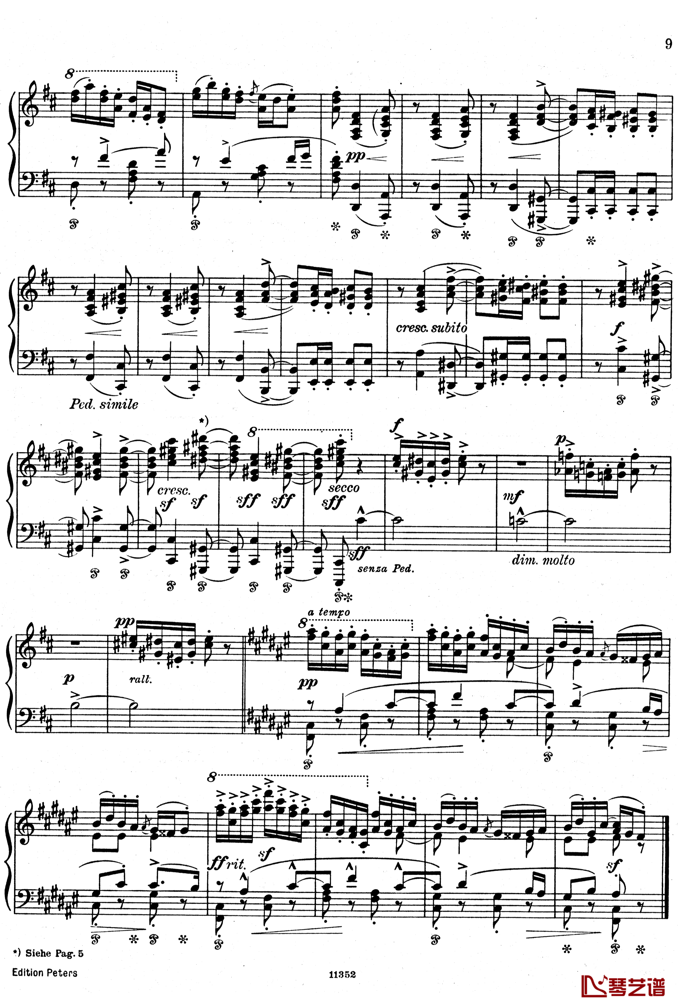 升F大调沙龙波尔卡  Op.7  No.1 钢琴谱-斯美塔那6