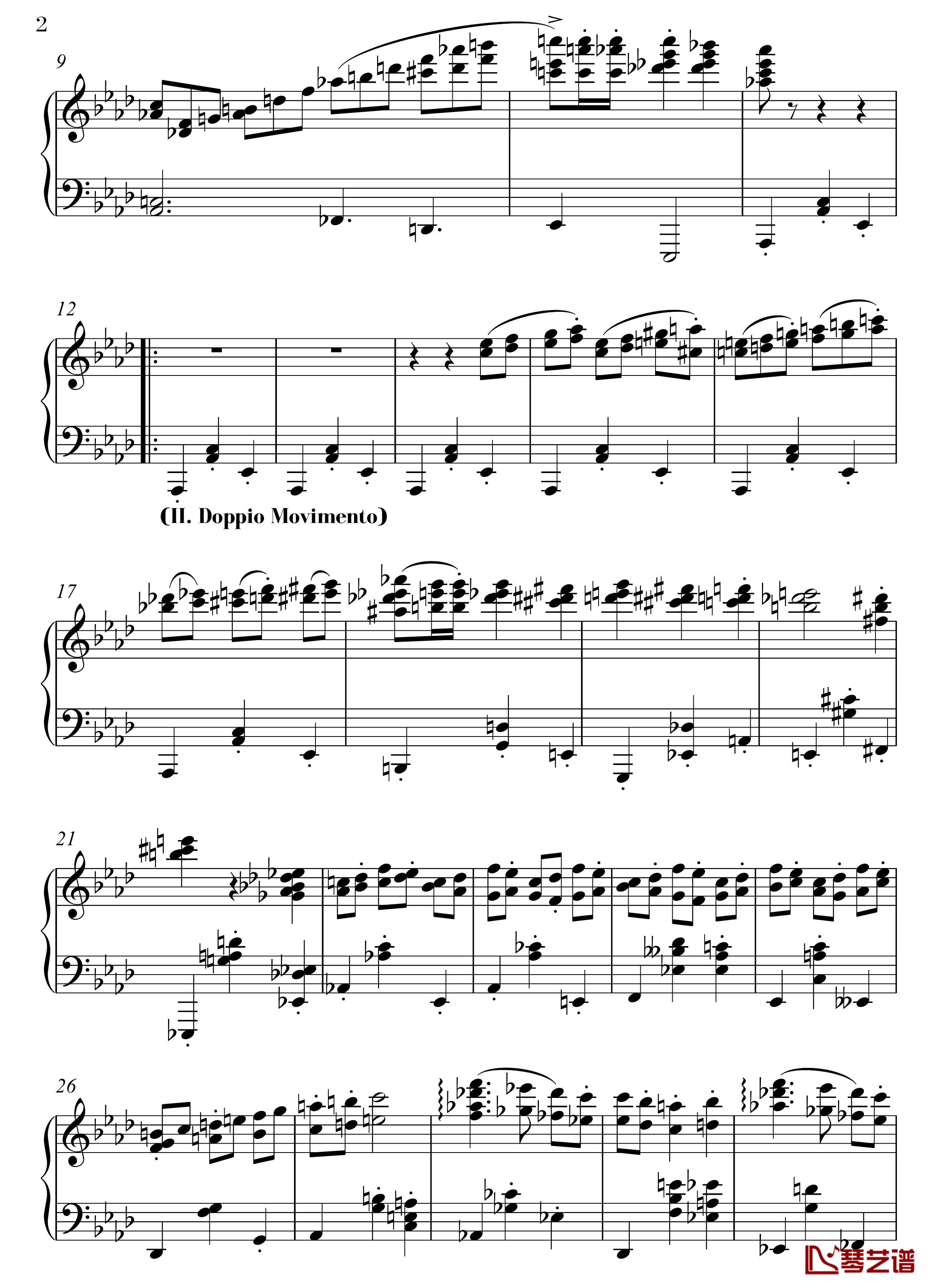 La Valse钢琴谱-佚名2