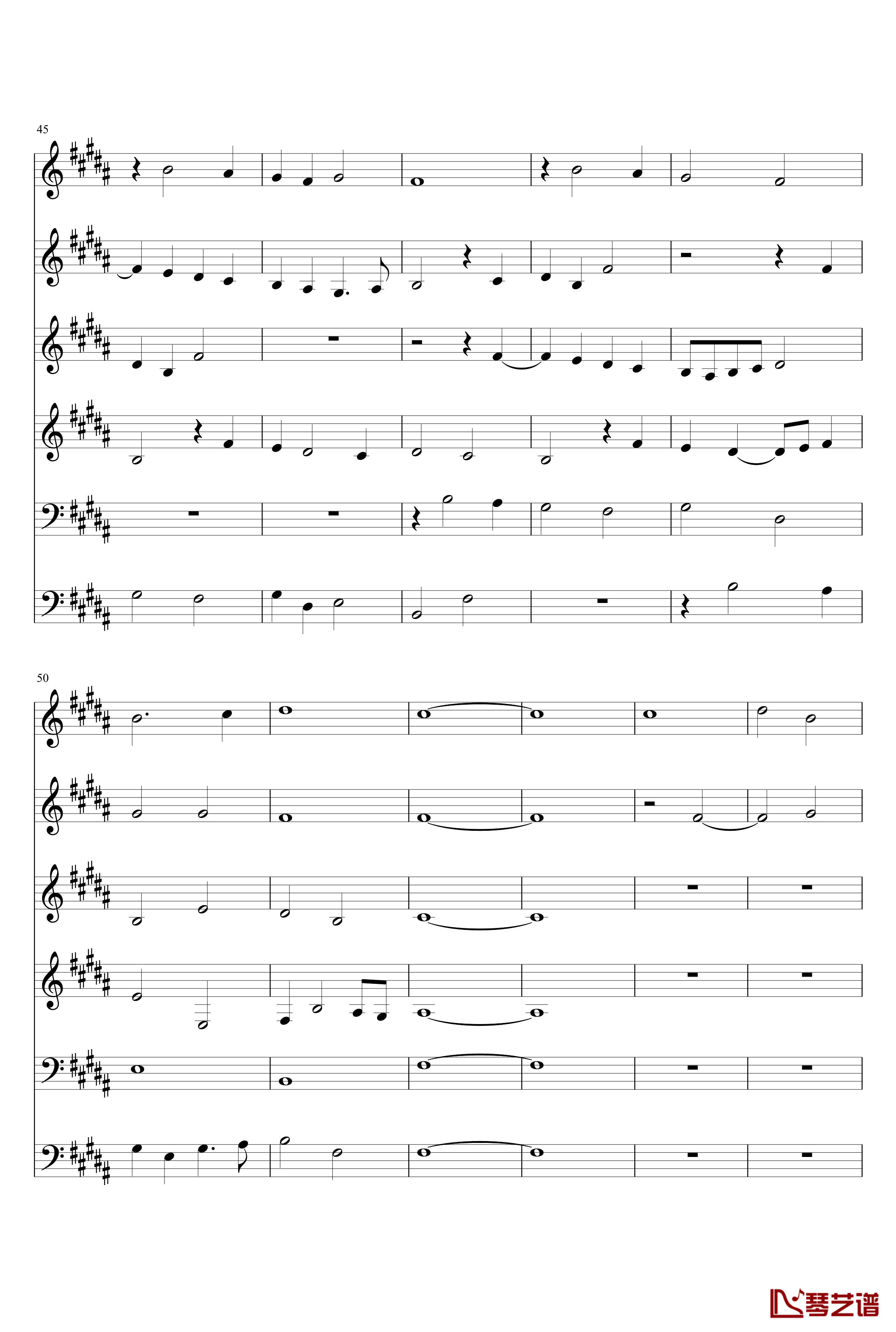 Missa Papae Marcelli钢琴谱-Kyrie-帕莱斯特里那-Palestrina6