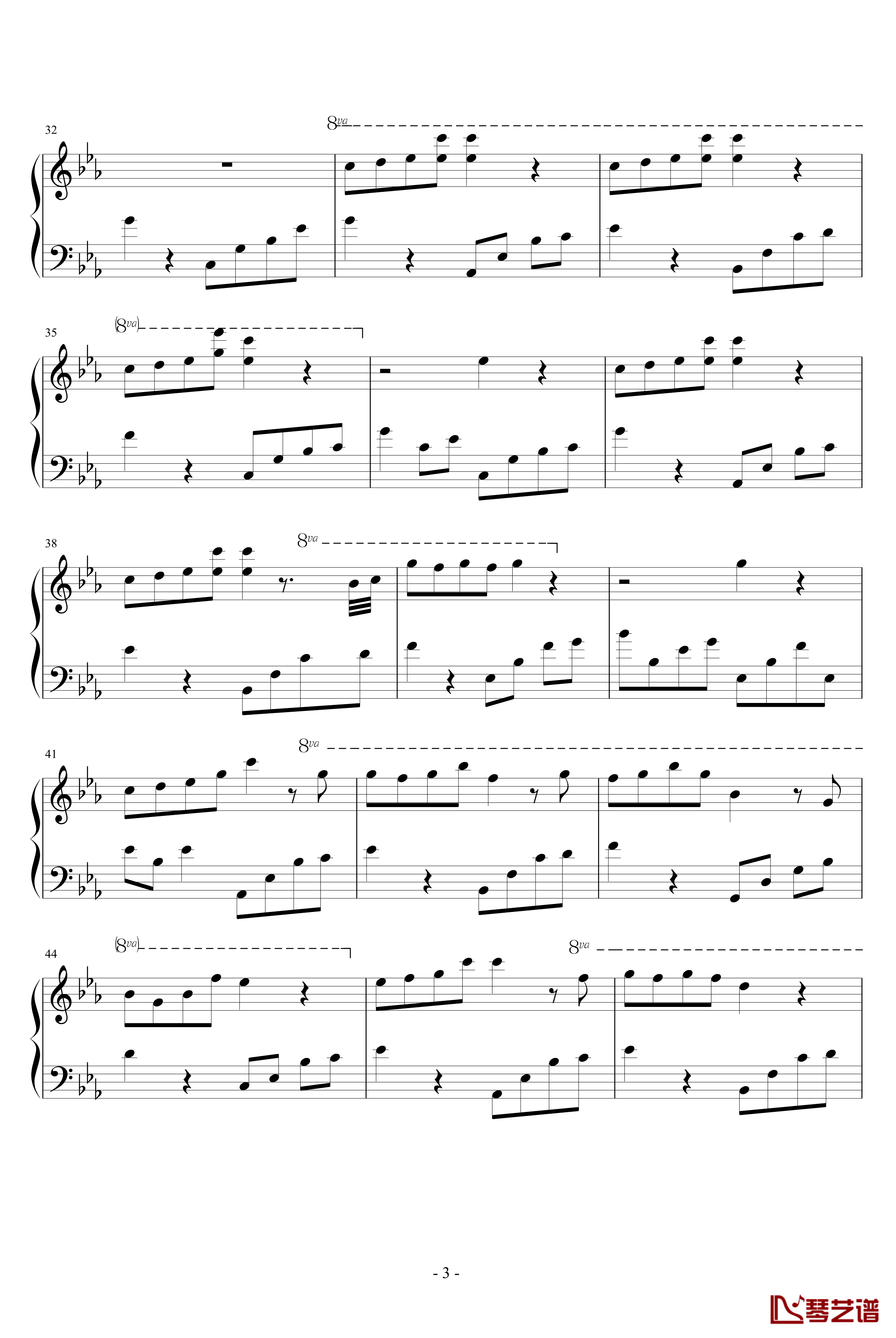 夜的钢琴曲钢琴谱-五-其它分类3