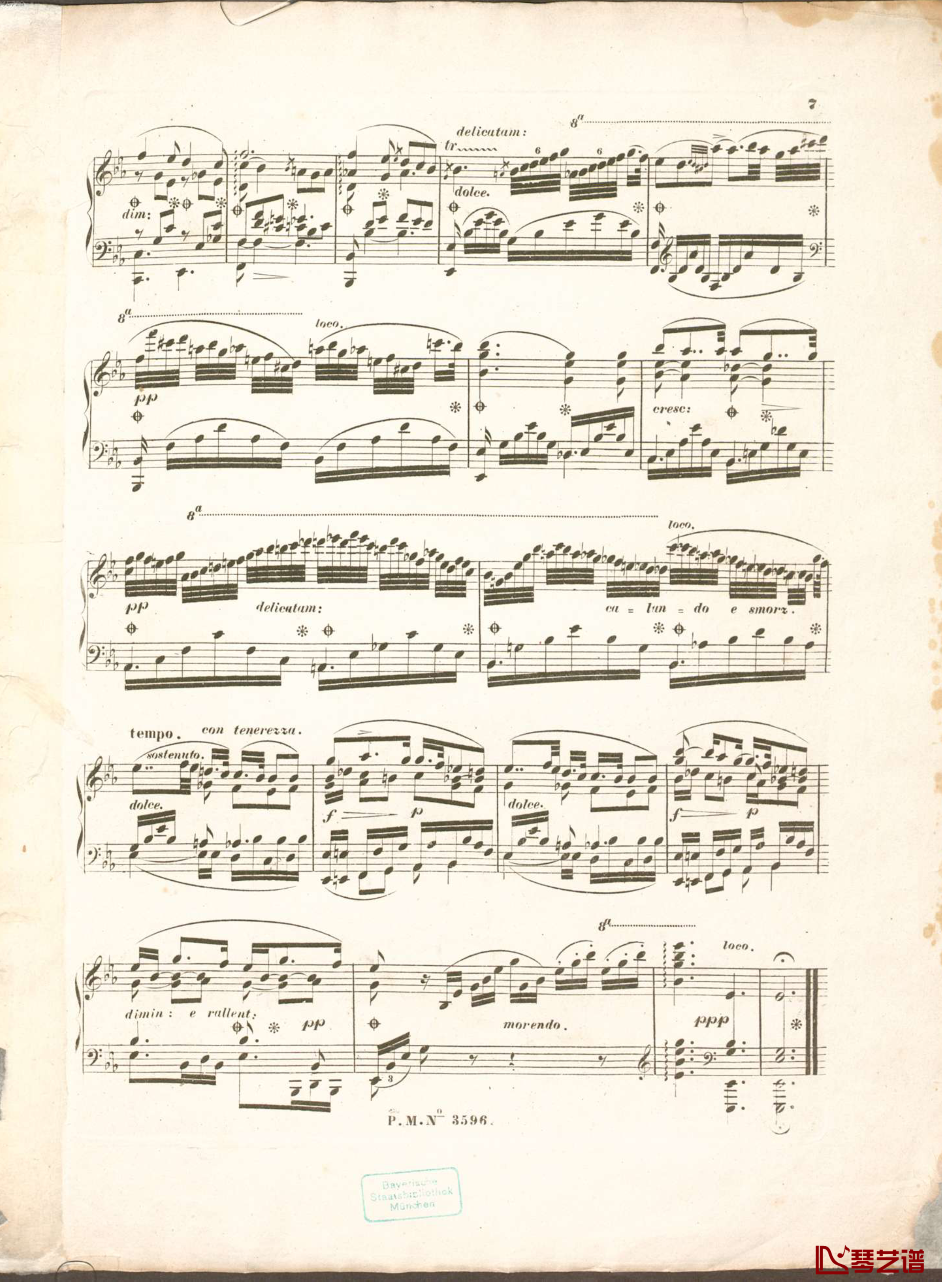 czerny钢琴谱 No.647-车尔尼5