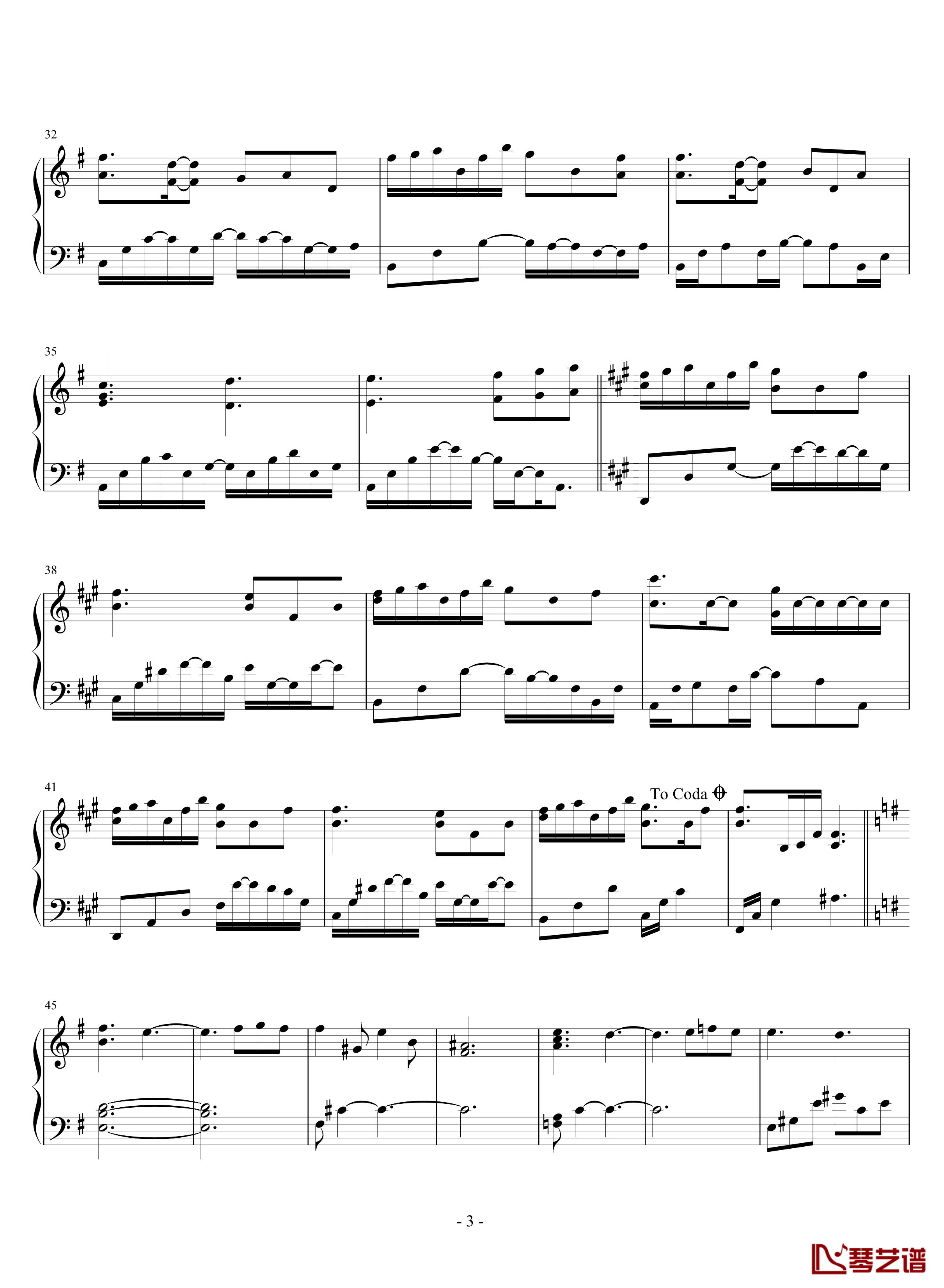 Loanna钢琴谱-Yiruma3