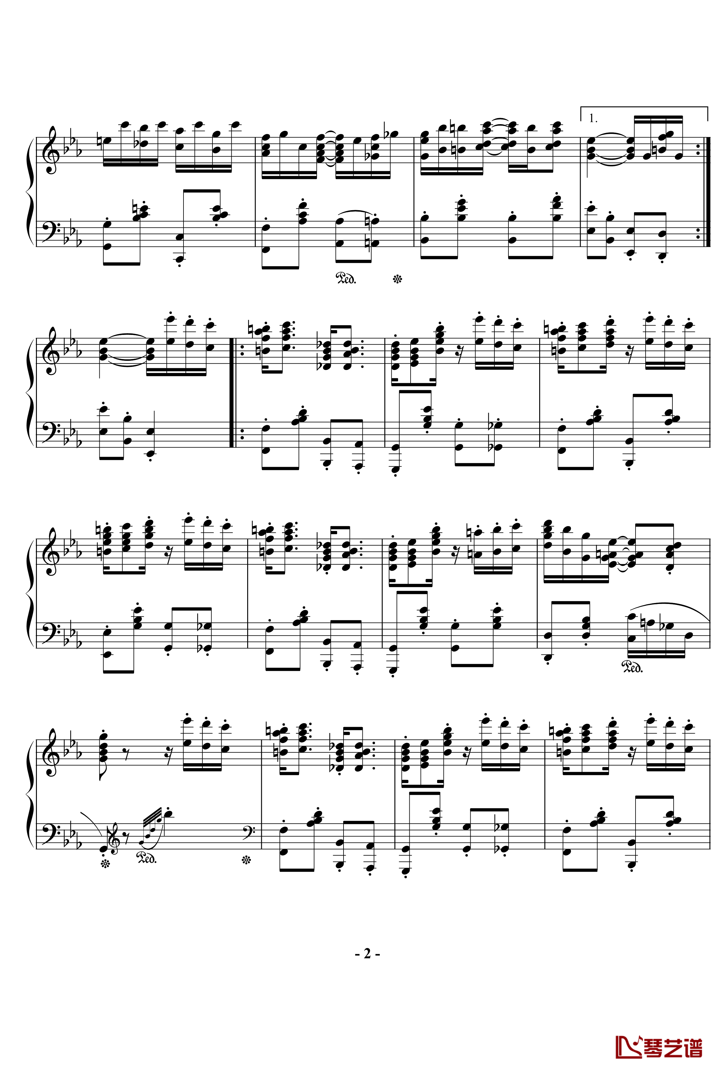 一首经典的爵士钢琴谱-欧美经典2