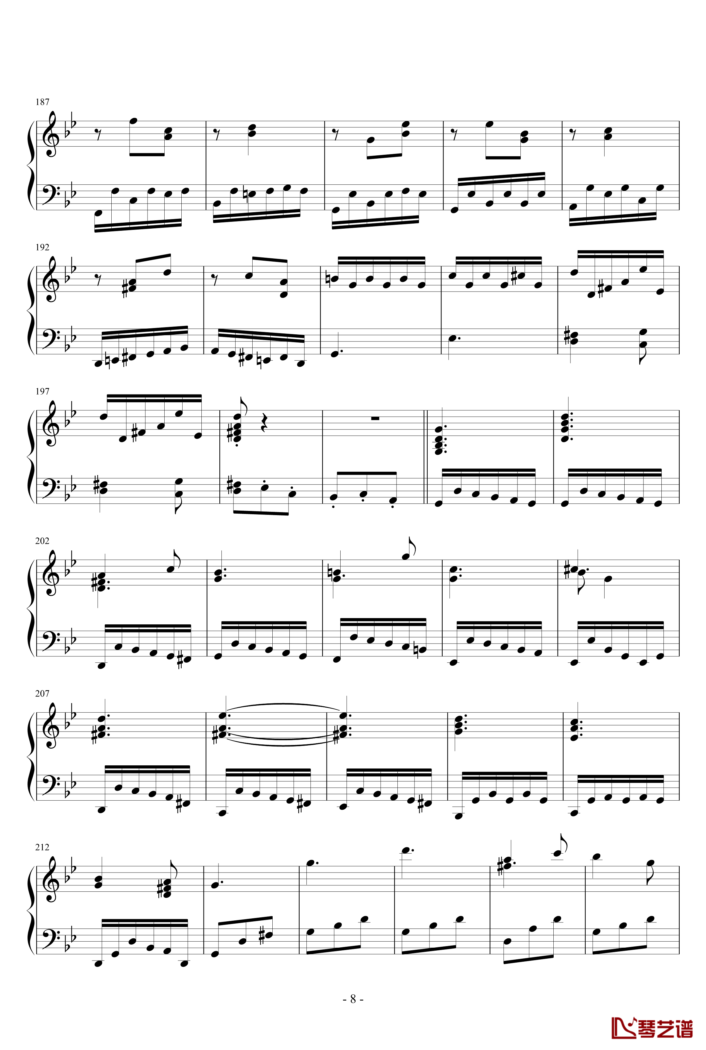 第三钢琴奏鸣曲钢琴谱-第三乐章-nzh19348