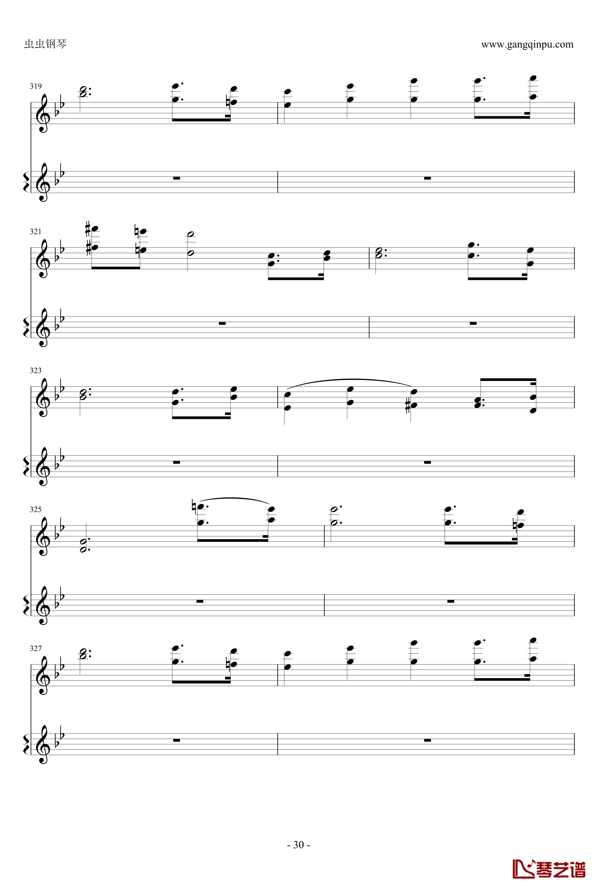 意大利国歌钢琴谱-变奏曲修改版-DXF30