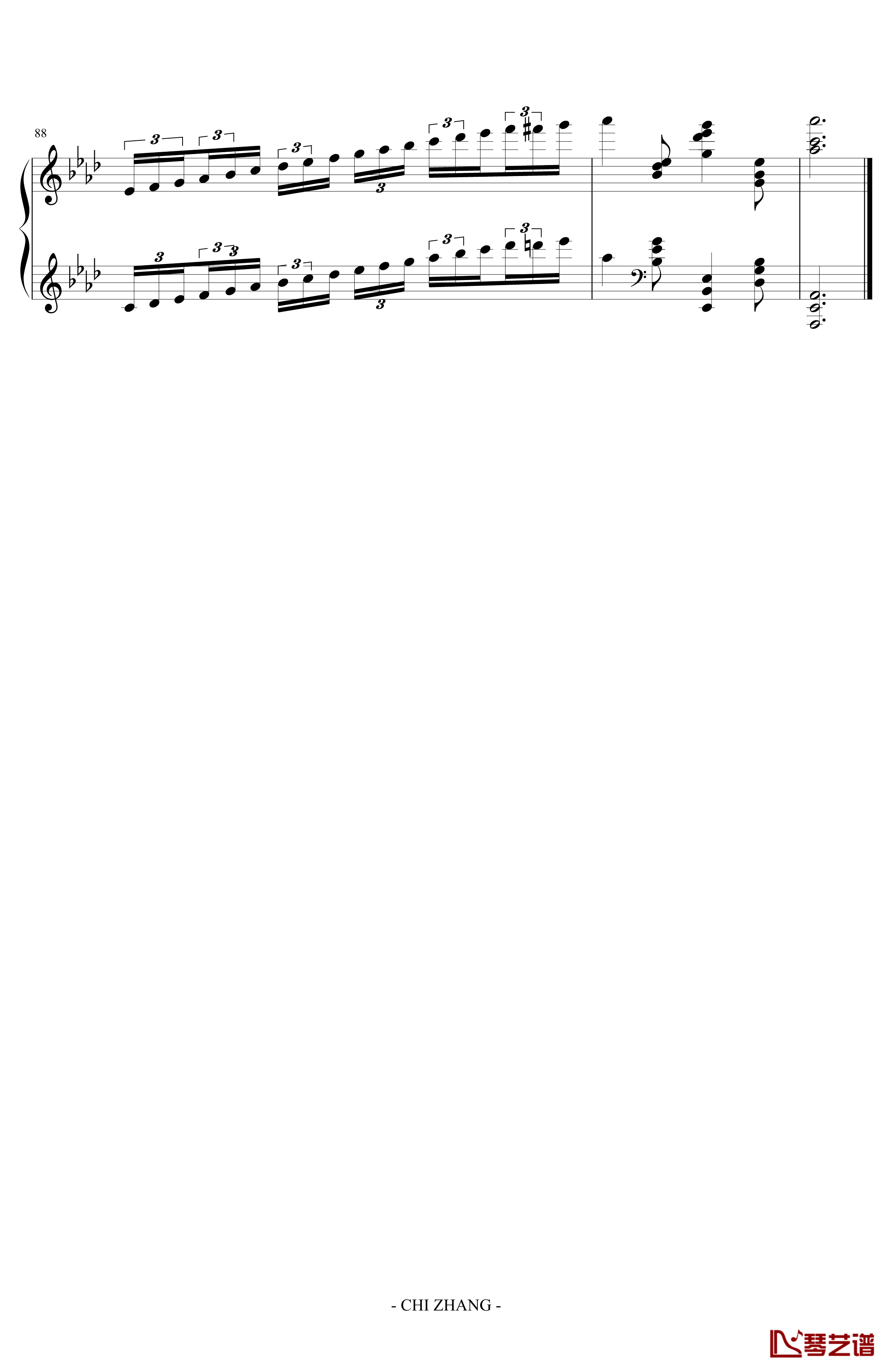 Concert Etude in A Elat 'Jubilation'钢琴谱 -PARROT1869