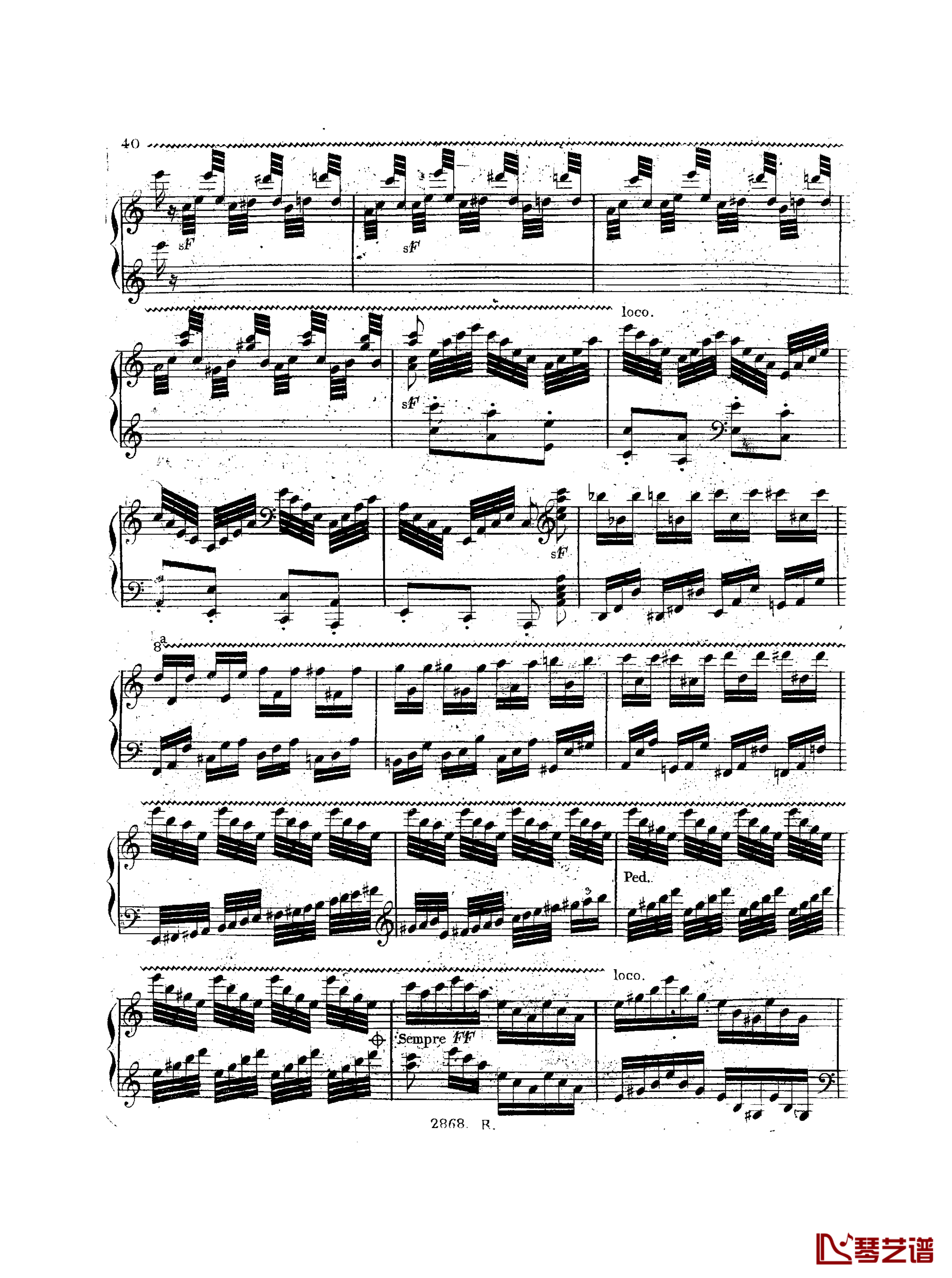 a小调钢琴协奏曲  Op.214钢琴谱-车尔尼-Czerny41