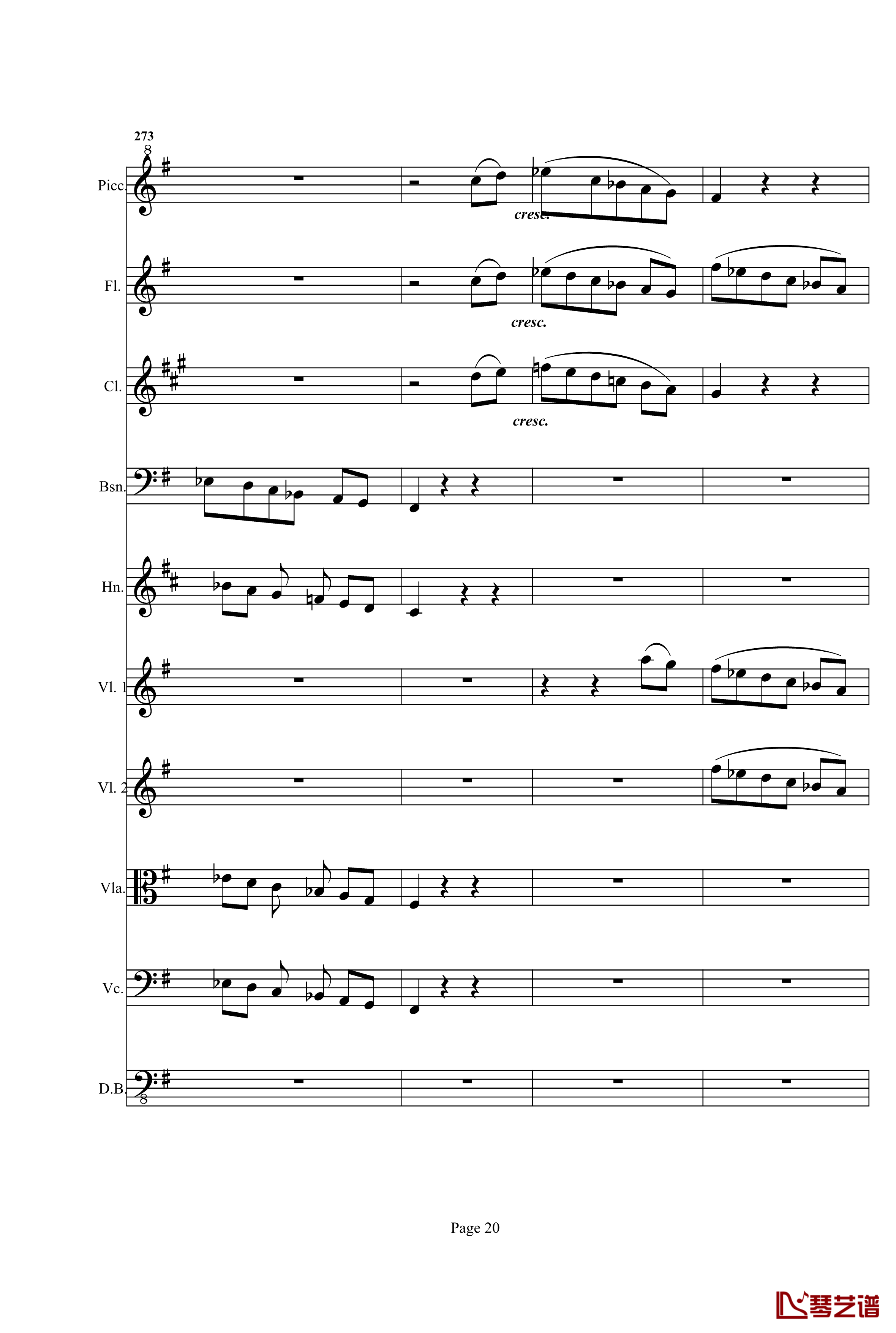 奏鸣曲之交响钢琴谱-第25首-Ⅰ-贝多芬-beethoven20