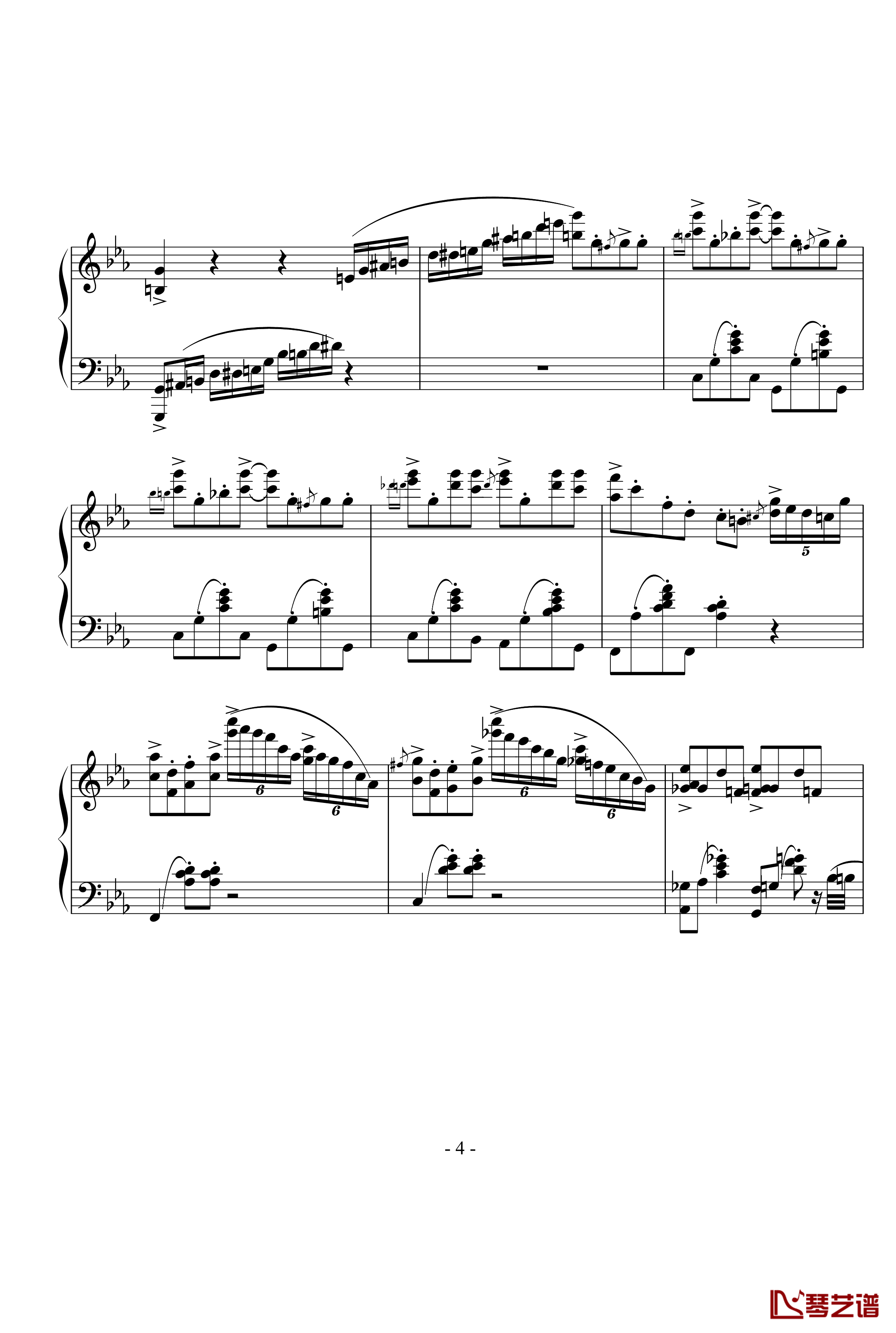 Crazy Rhythm钢琴谱-Jazz-未知作者4