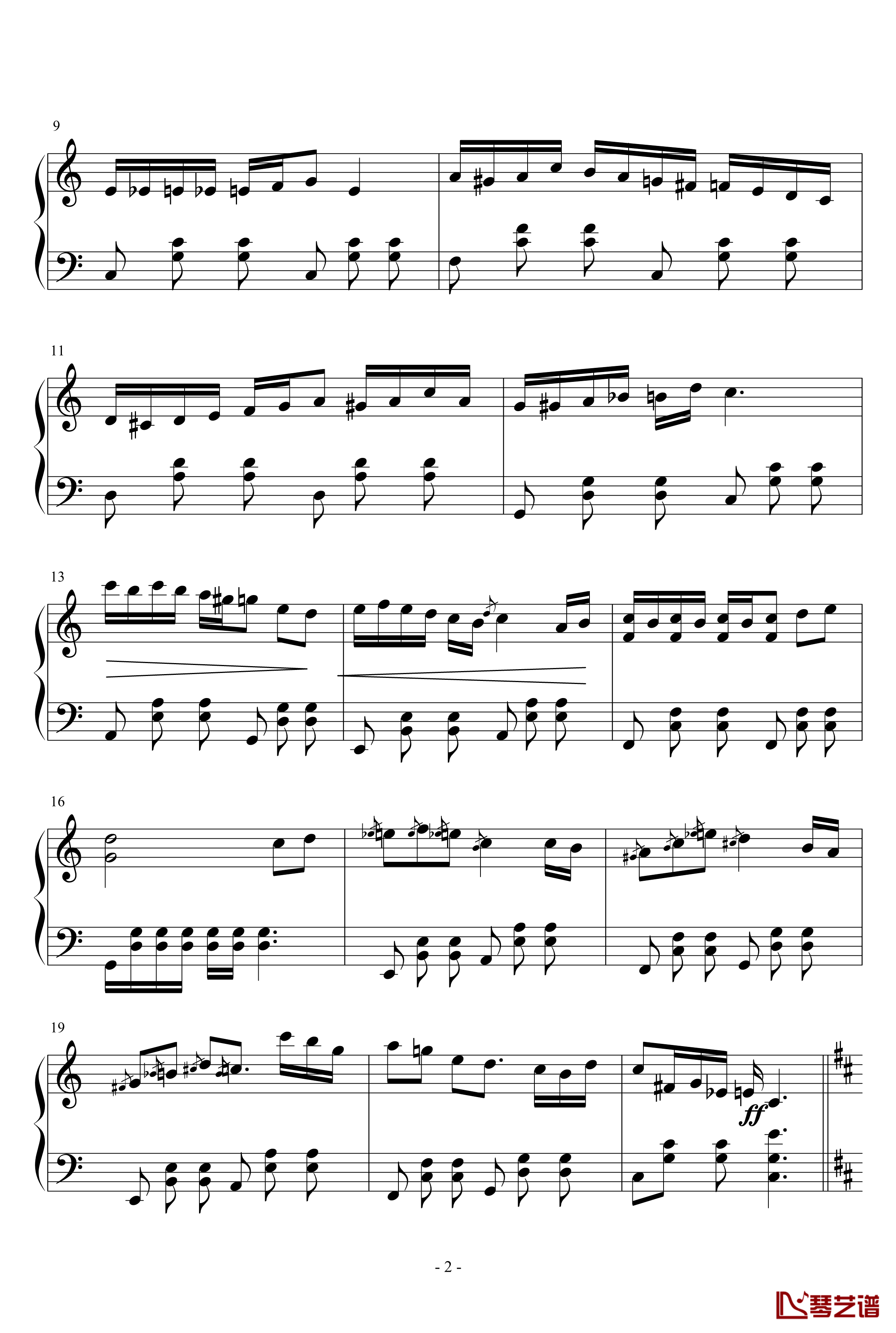 半音阶练习组曲钢琴谱-as21342