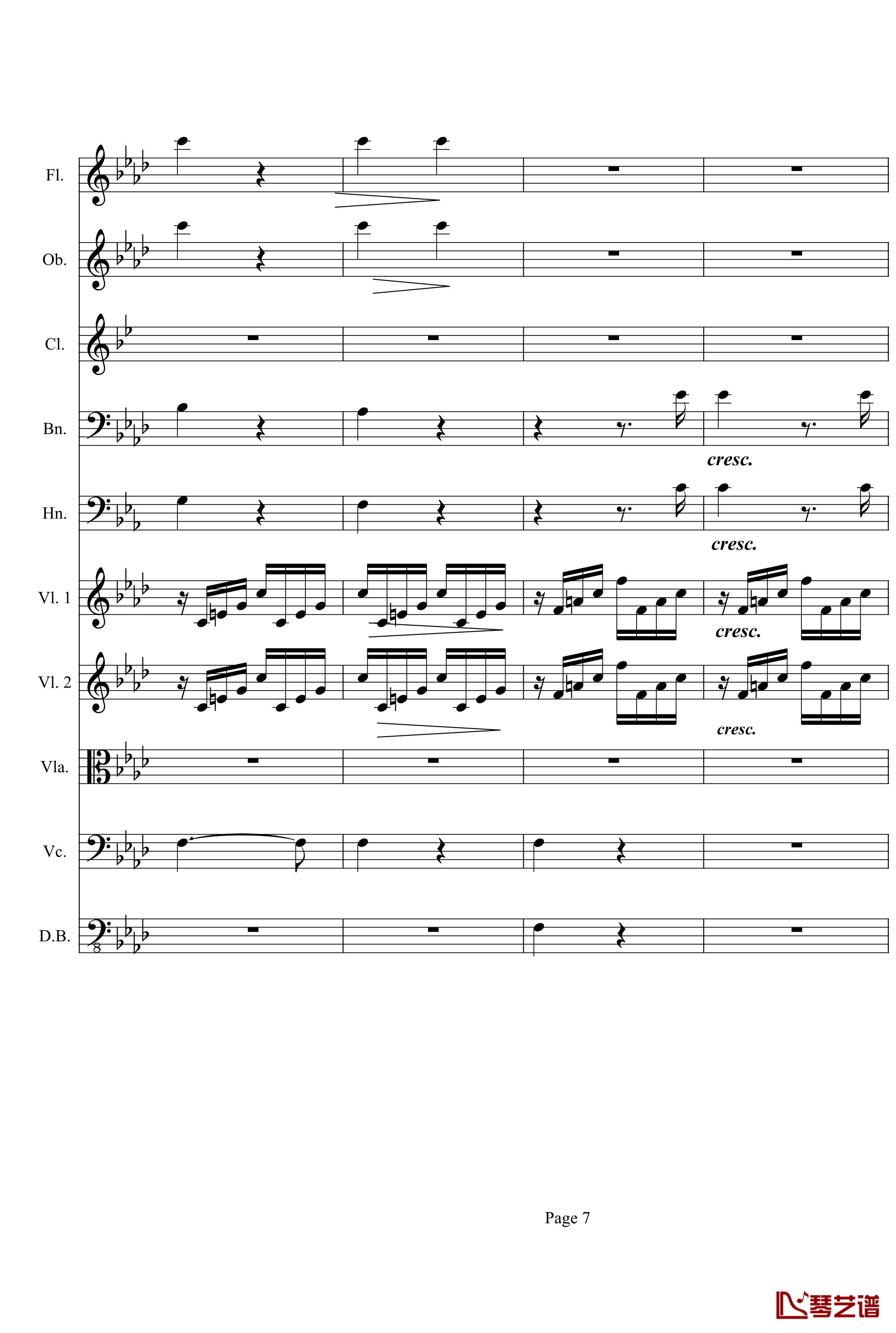 奏鸣曲之交响第23首Ⅲ钢琴谱--贝多芬-beethoven7