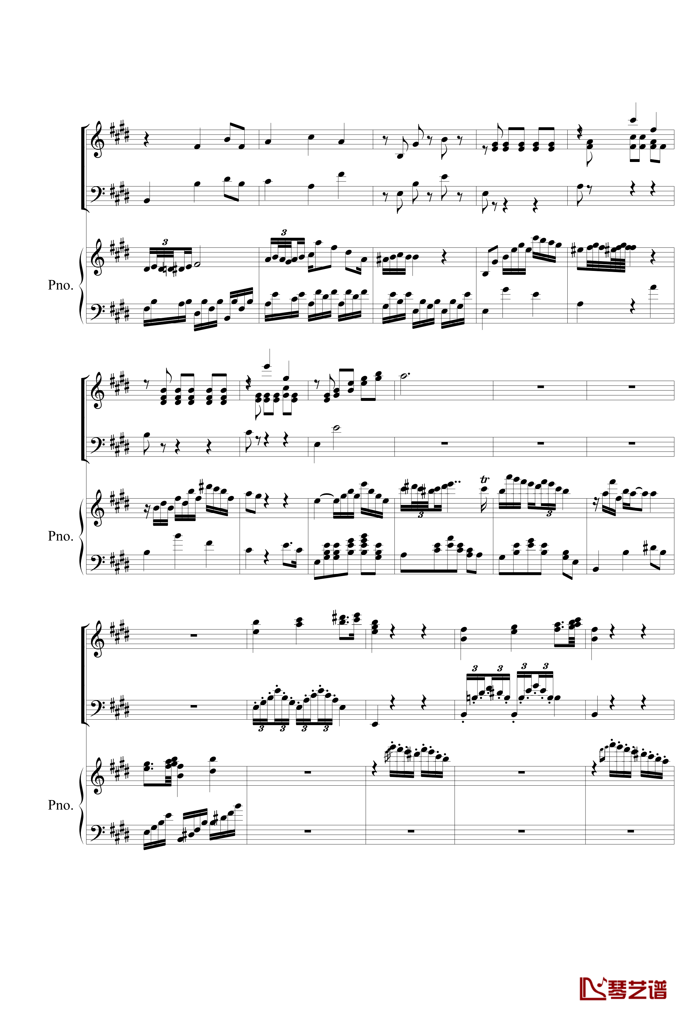 Piano Concerto No.2 钢琴谱-mov.2-nzh19349