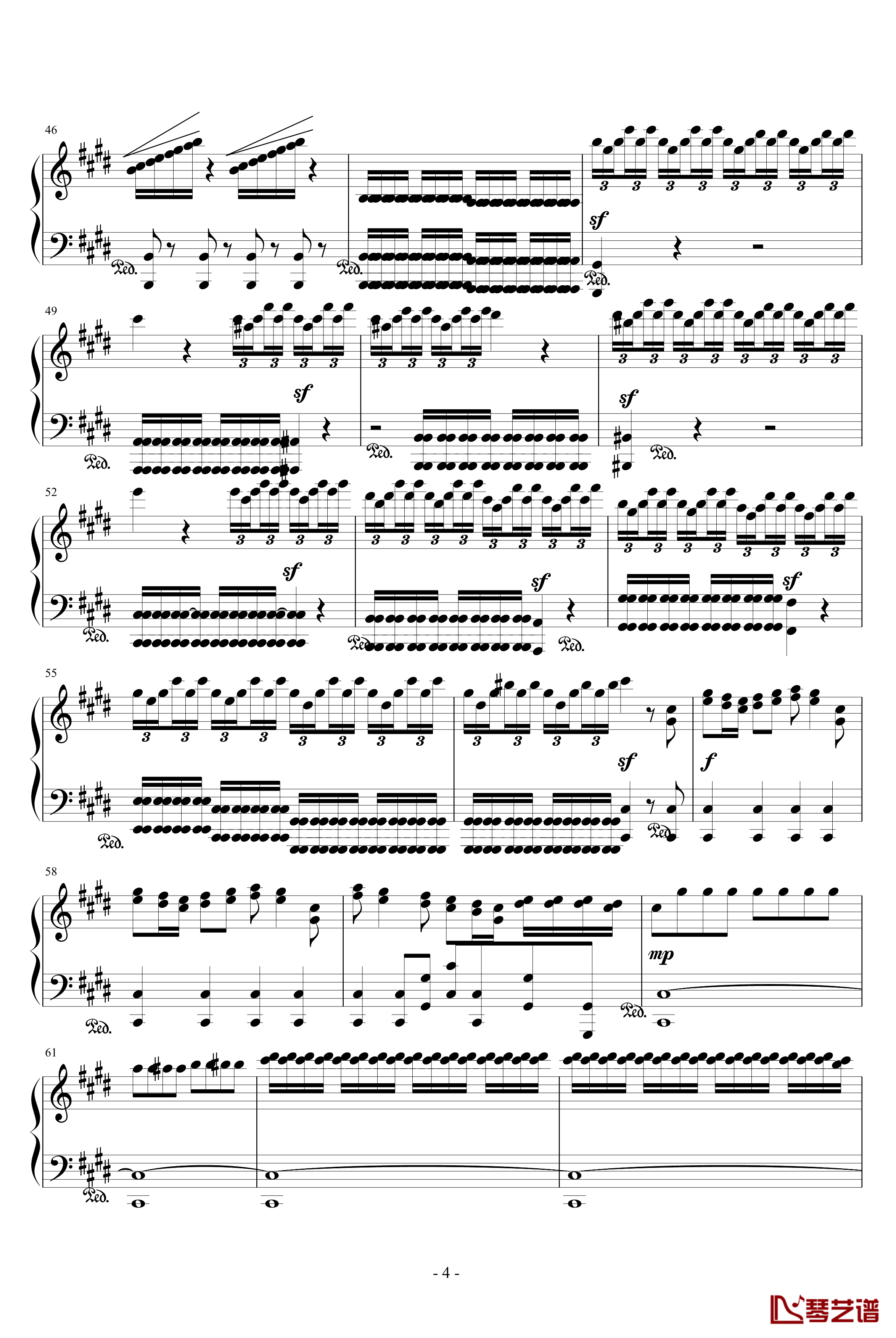 四季·春钢琴谱-维瓦尔第4