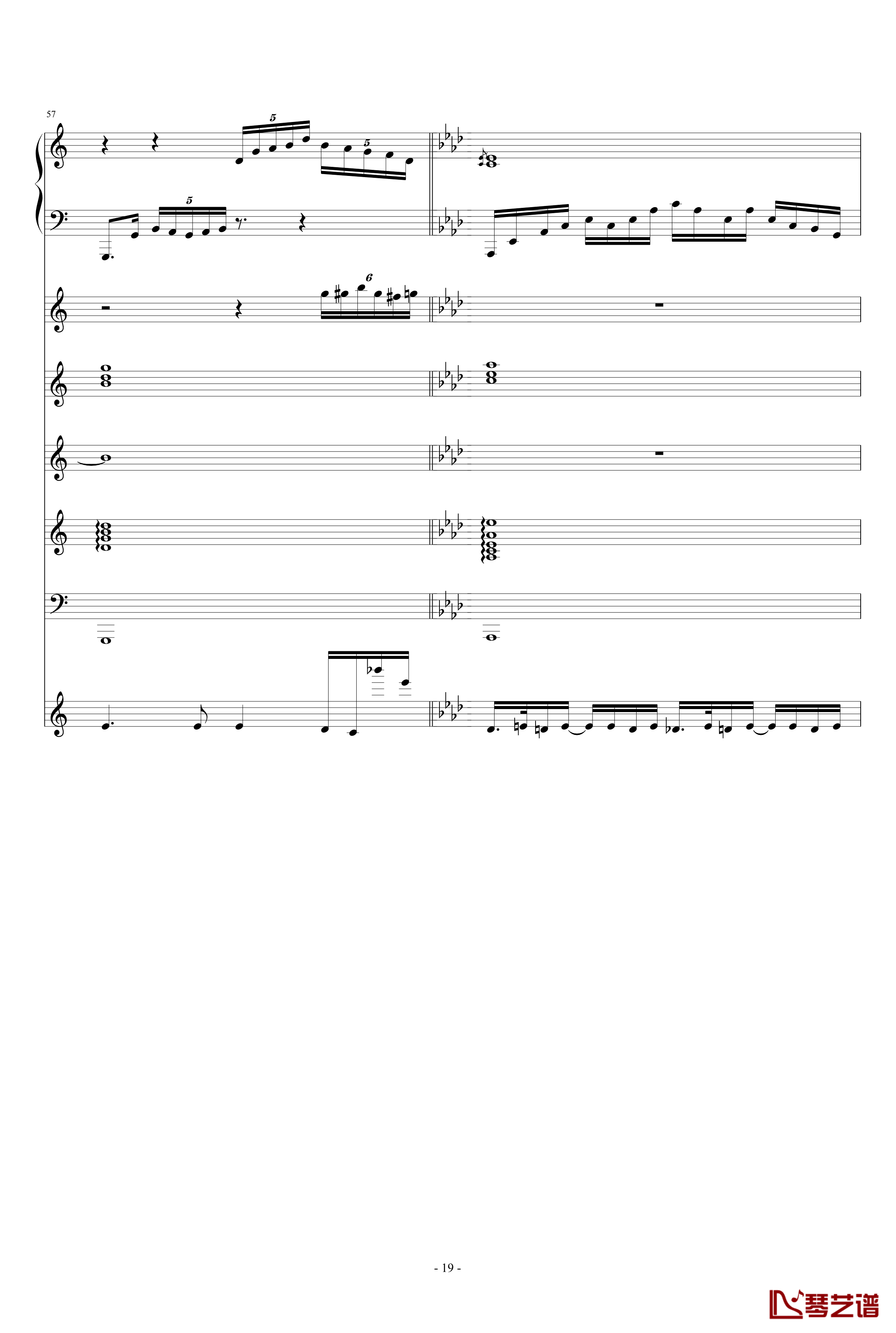 月の六重奏II钢琴谱-airoad19