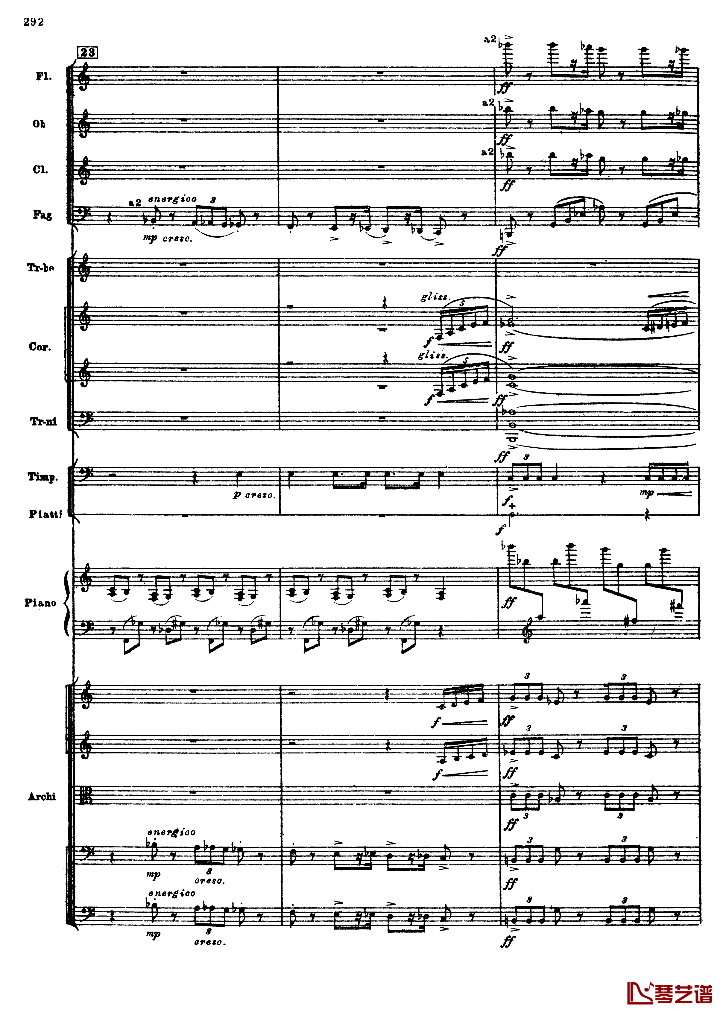 普罗科菲耶夫第三钢琴协奏曲钢琴谱-总谱-普罗科非耶夫24