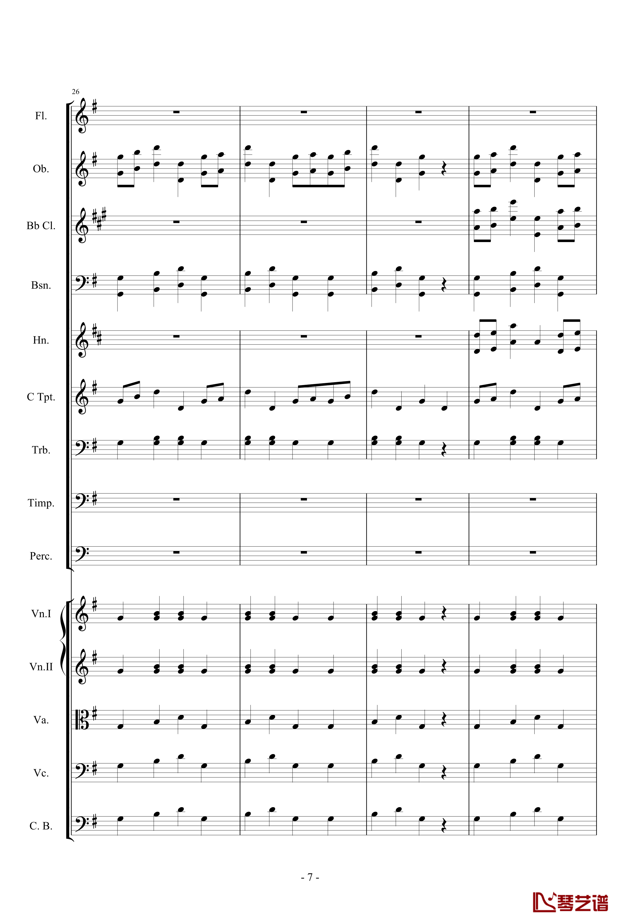 愤怒的小鸟交响曲第一乐章Op.5 no.1钢琴谱-105725787