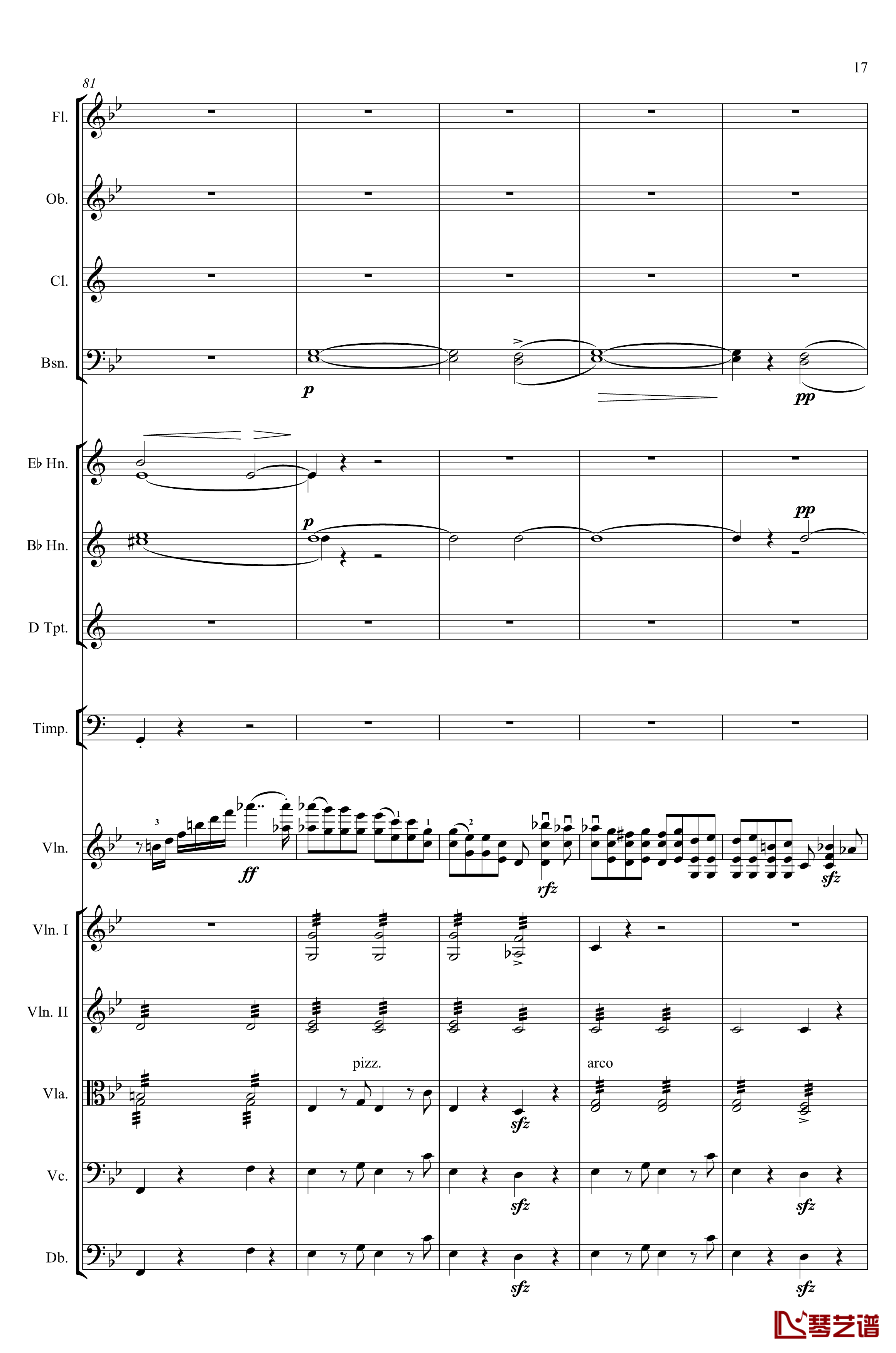 g小调第1小提琴协奏曲Op.26钢琴谱-第一乐章-Max Bruch17