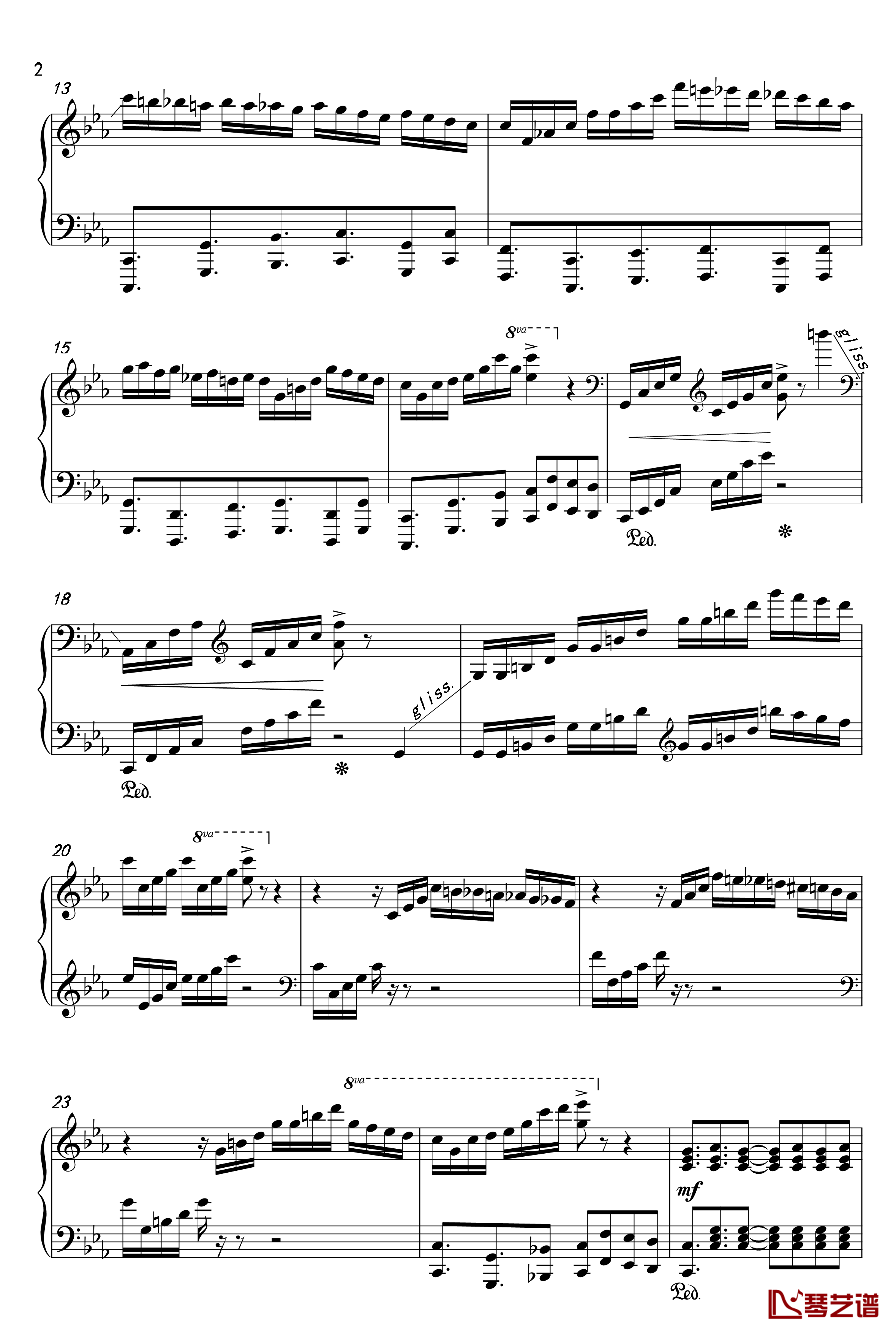古巴 钢琴谱-最接近原版-马克西姆-Maksim·Mrvica2