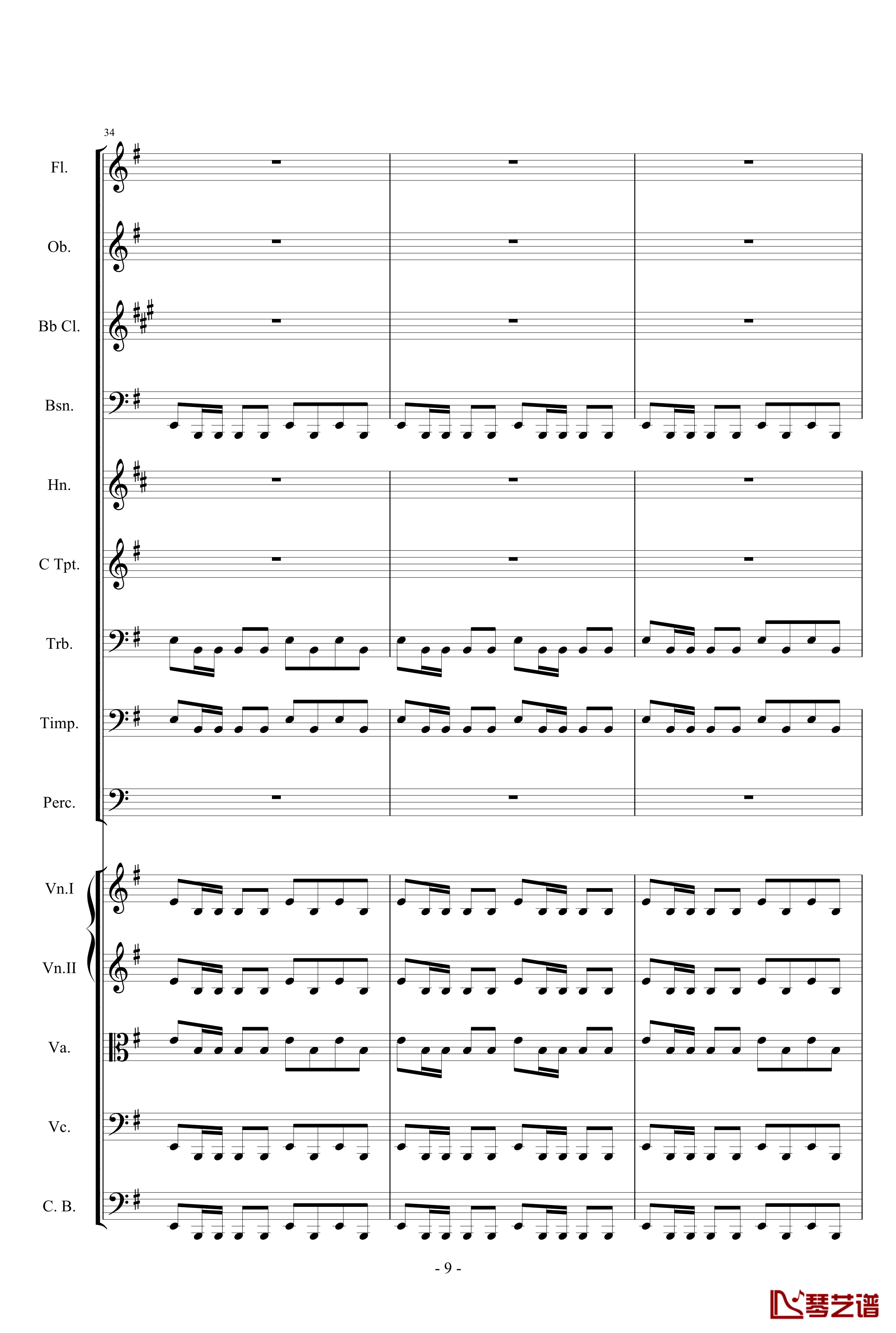 愤怒的小鸟交响曲第一乐章Op.5 no.1钢琴谱-105725789