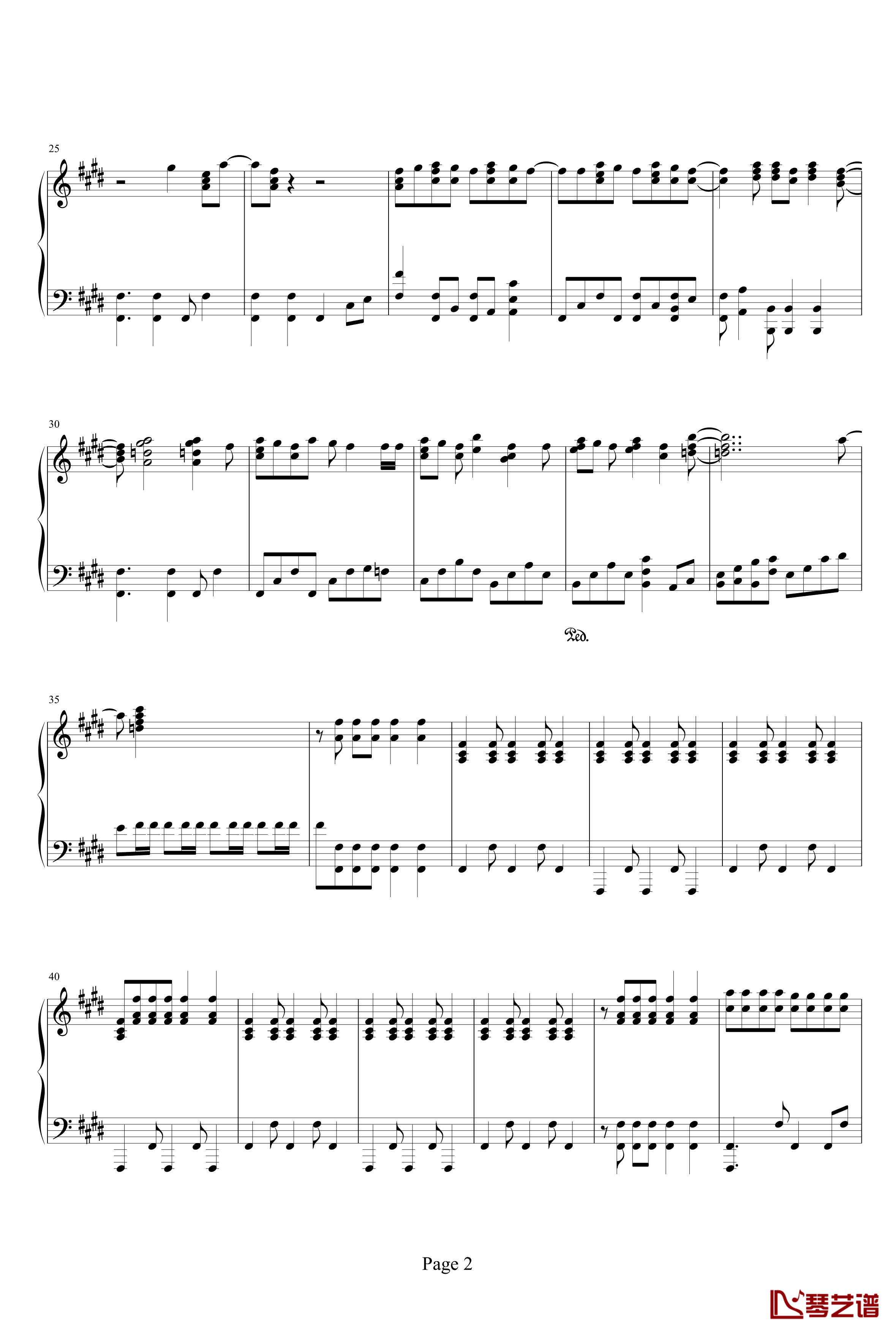 The boys钢琴谱-少女时代2