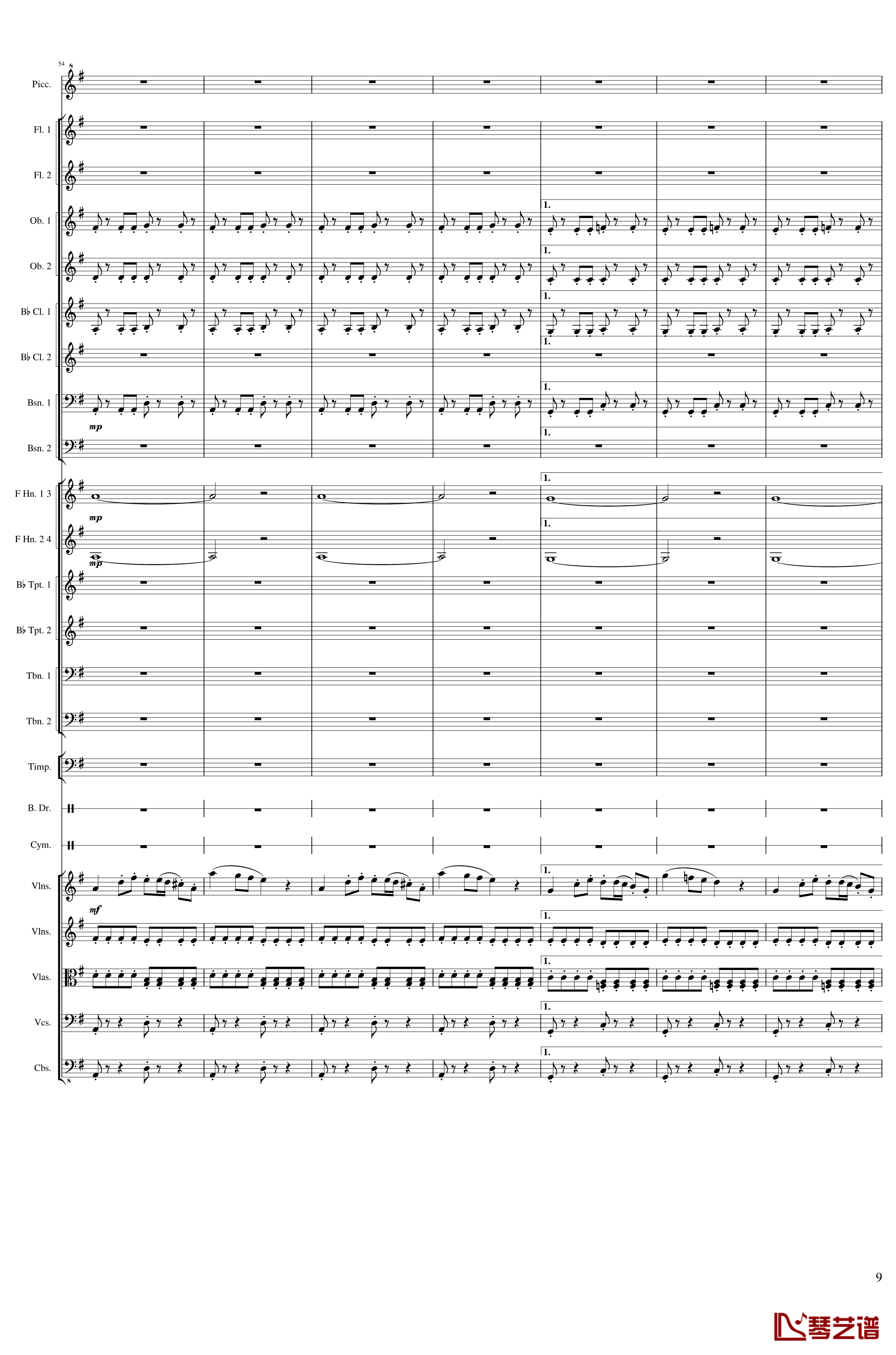 Carnival钢琴谱-Op.posth-一个球9