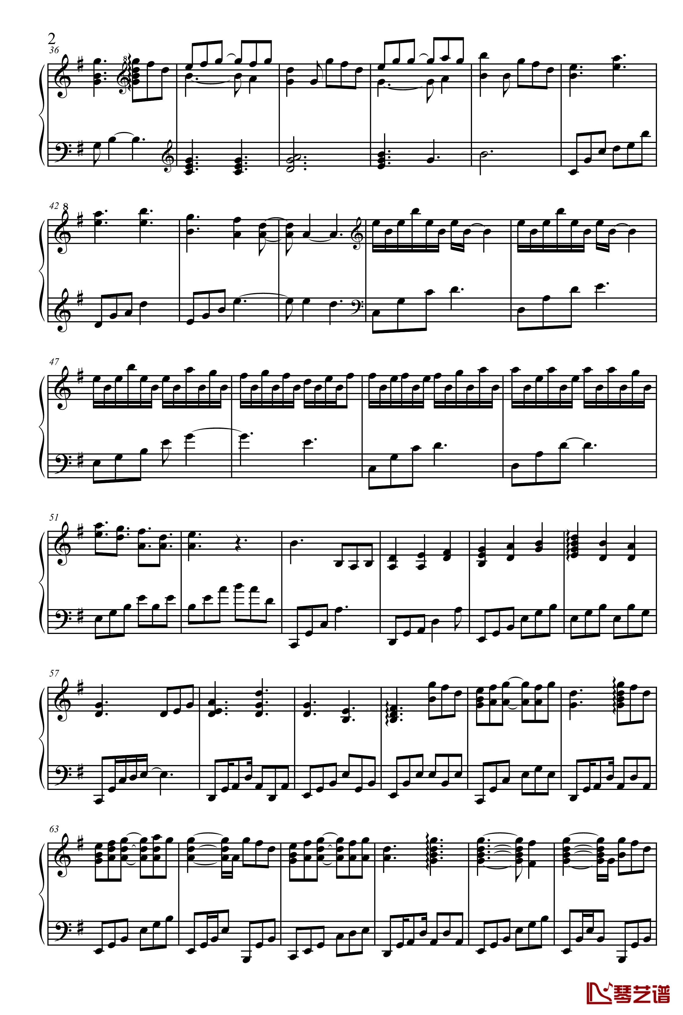 PIANO UC-NO.3钢琴谱-澤野弘之2