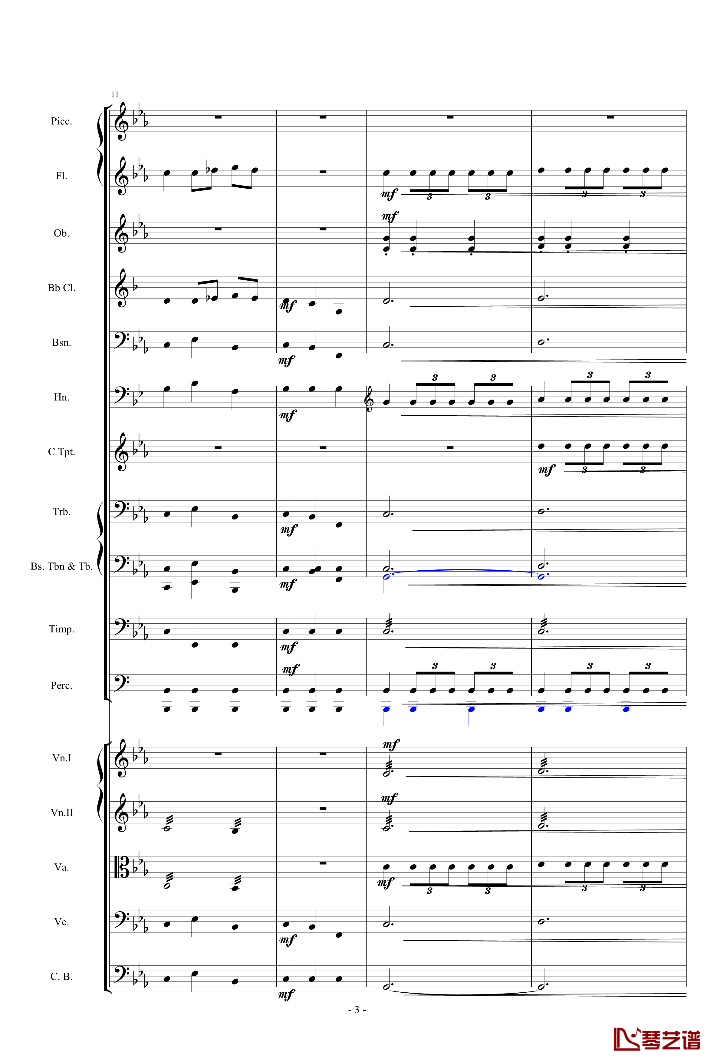 愤怒的小鸟交响曲第三乐章Op.5 no.3钢琴谱-105725783