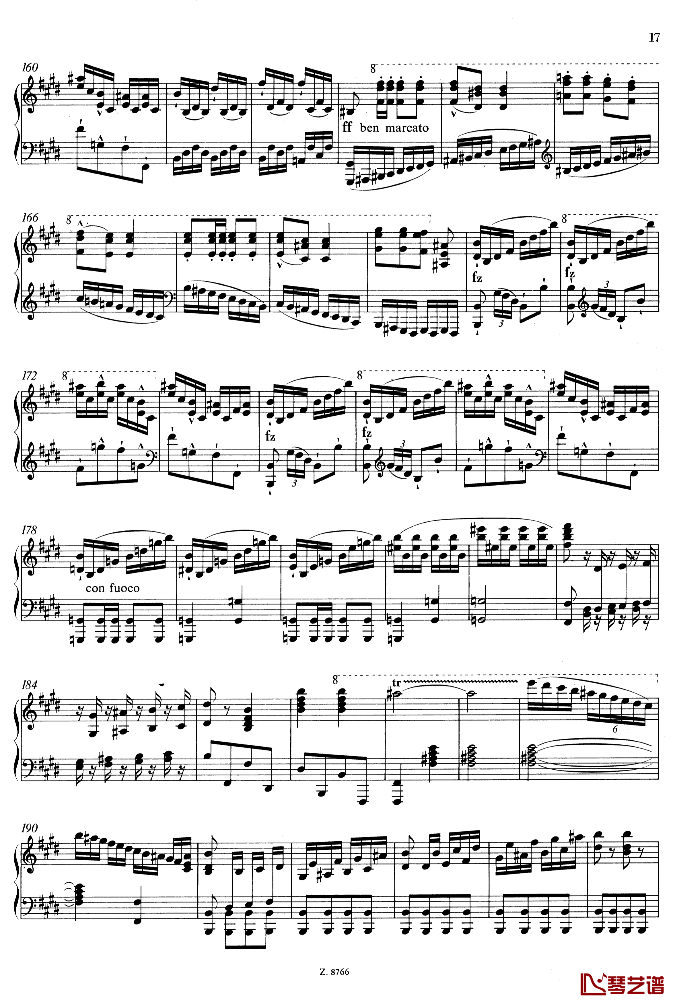 罗西尼主题华丽即兴曲钢琴谱-S.150-李斯特6