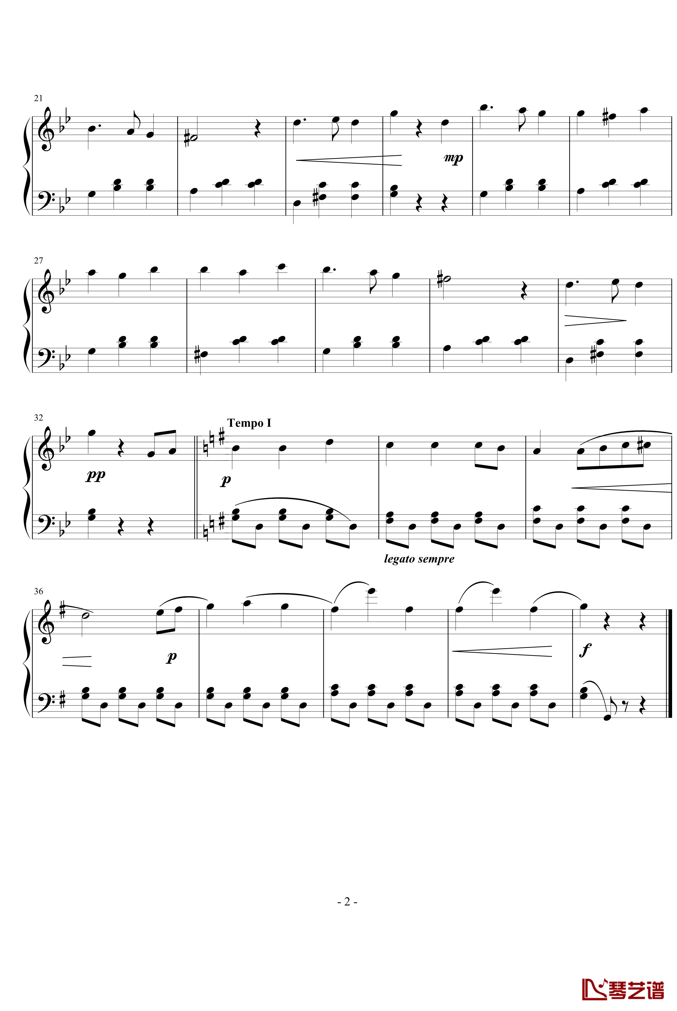 小回旋曲钢琴谱-贝多芬-beethoven2