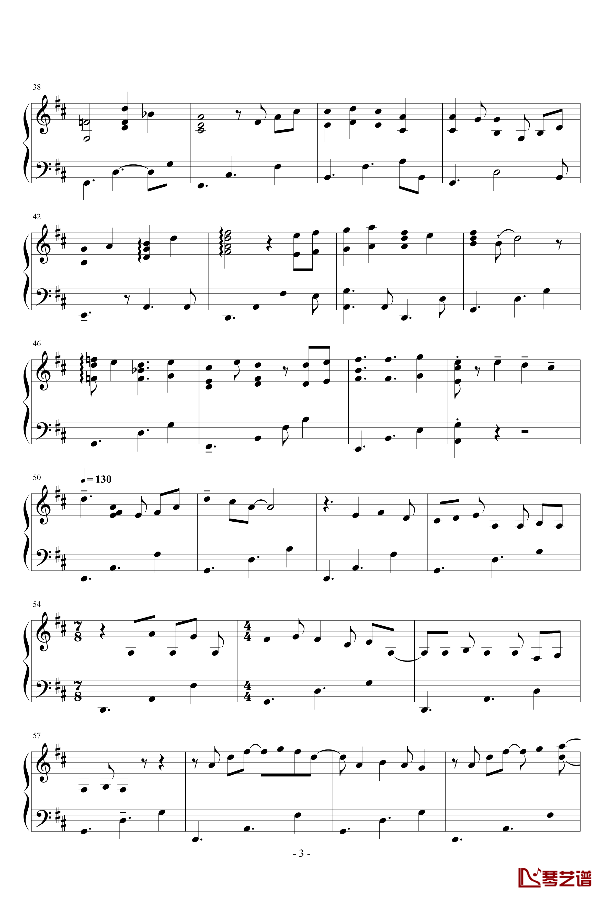 千鶴钢琴谱-LEAF PIANO COLLECTION VOL.1-Leaf3