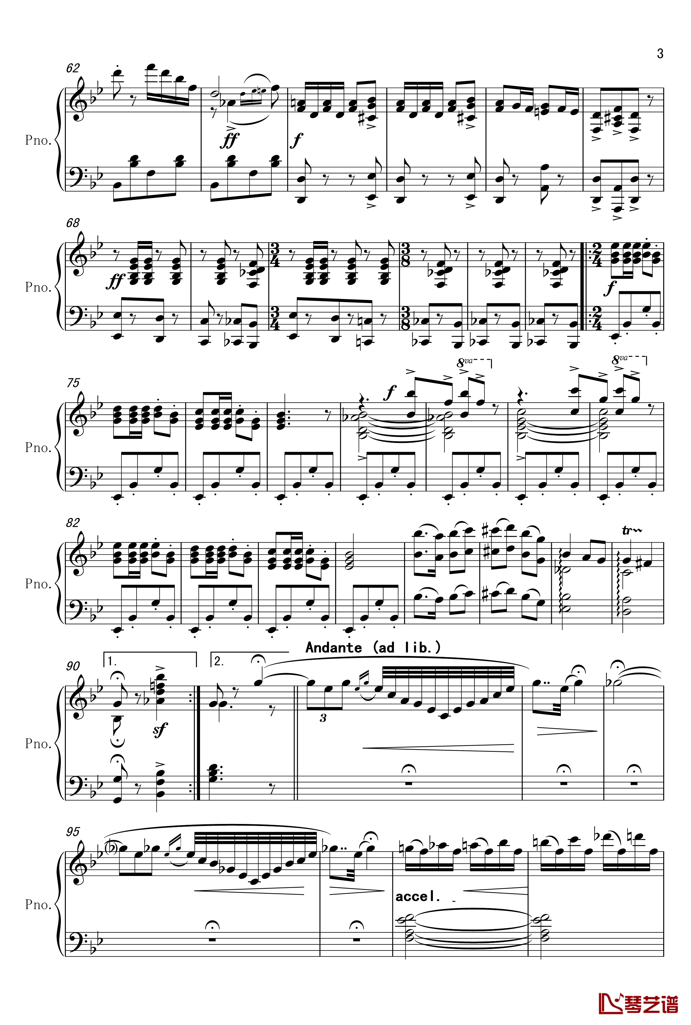 加洛普钢琴谱-哈恰图良3