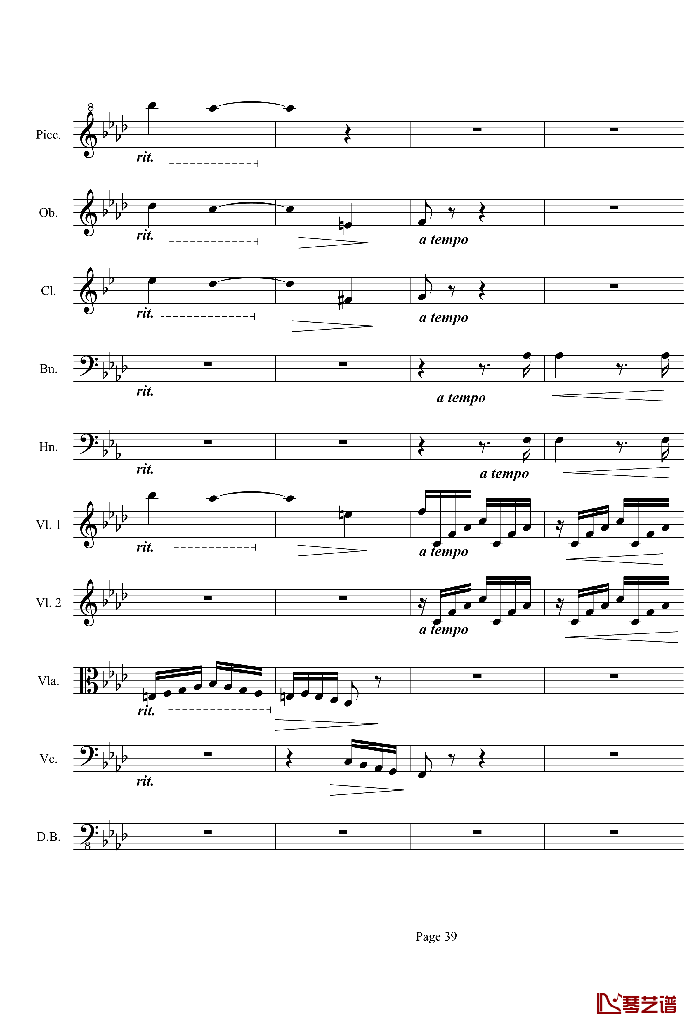 奏鸣曲之交响第23首Ⅲ钢琴谱--贝多芬-beethoven39