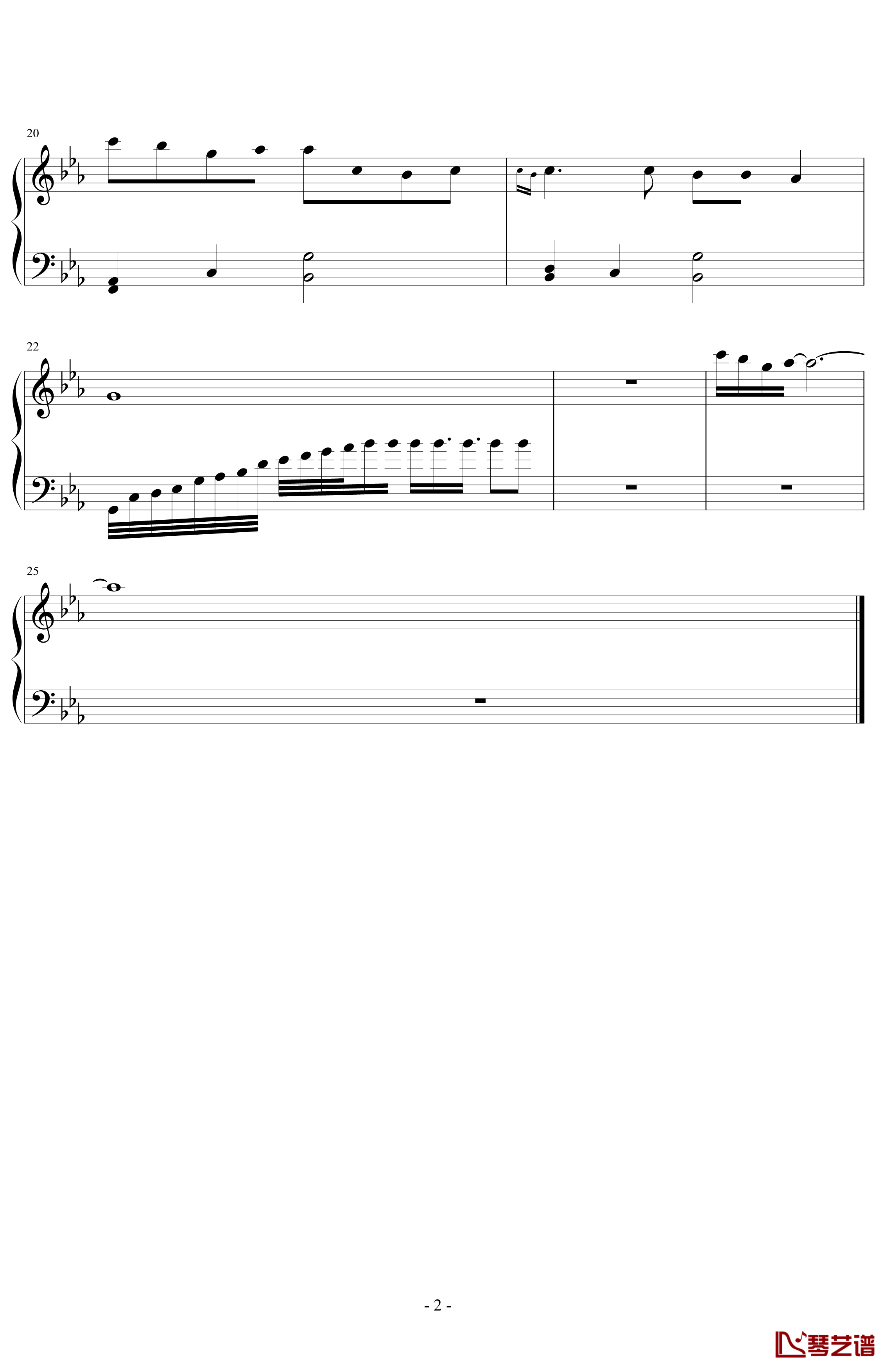 Tiring钢琴谱-竹昔2