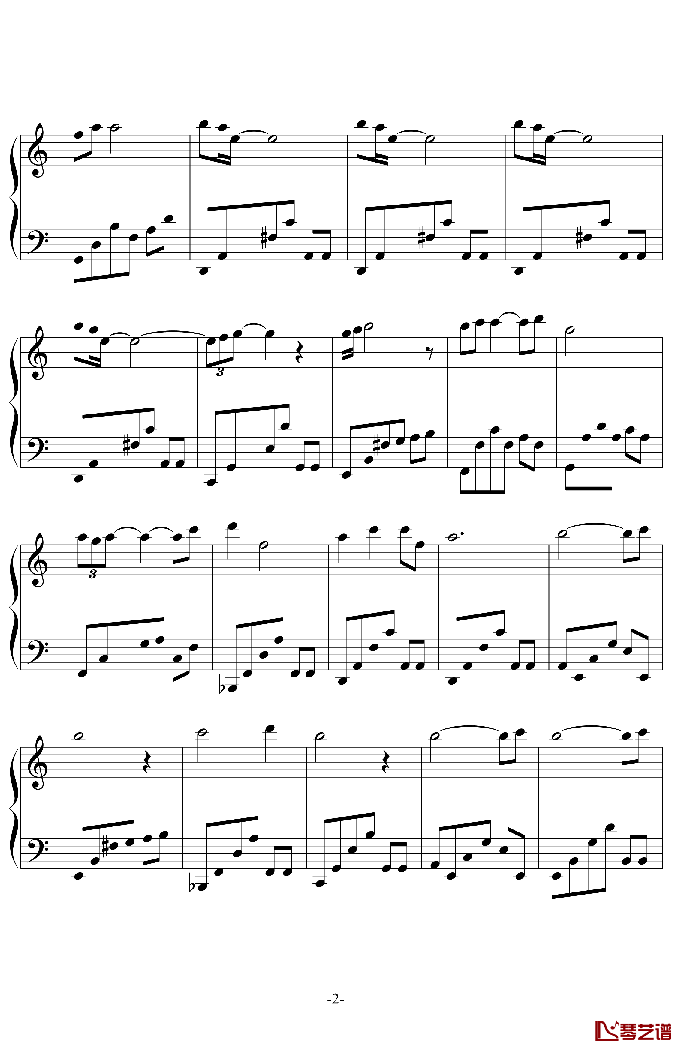 Petals钢琴谱-swenl2