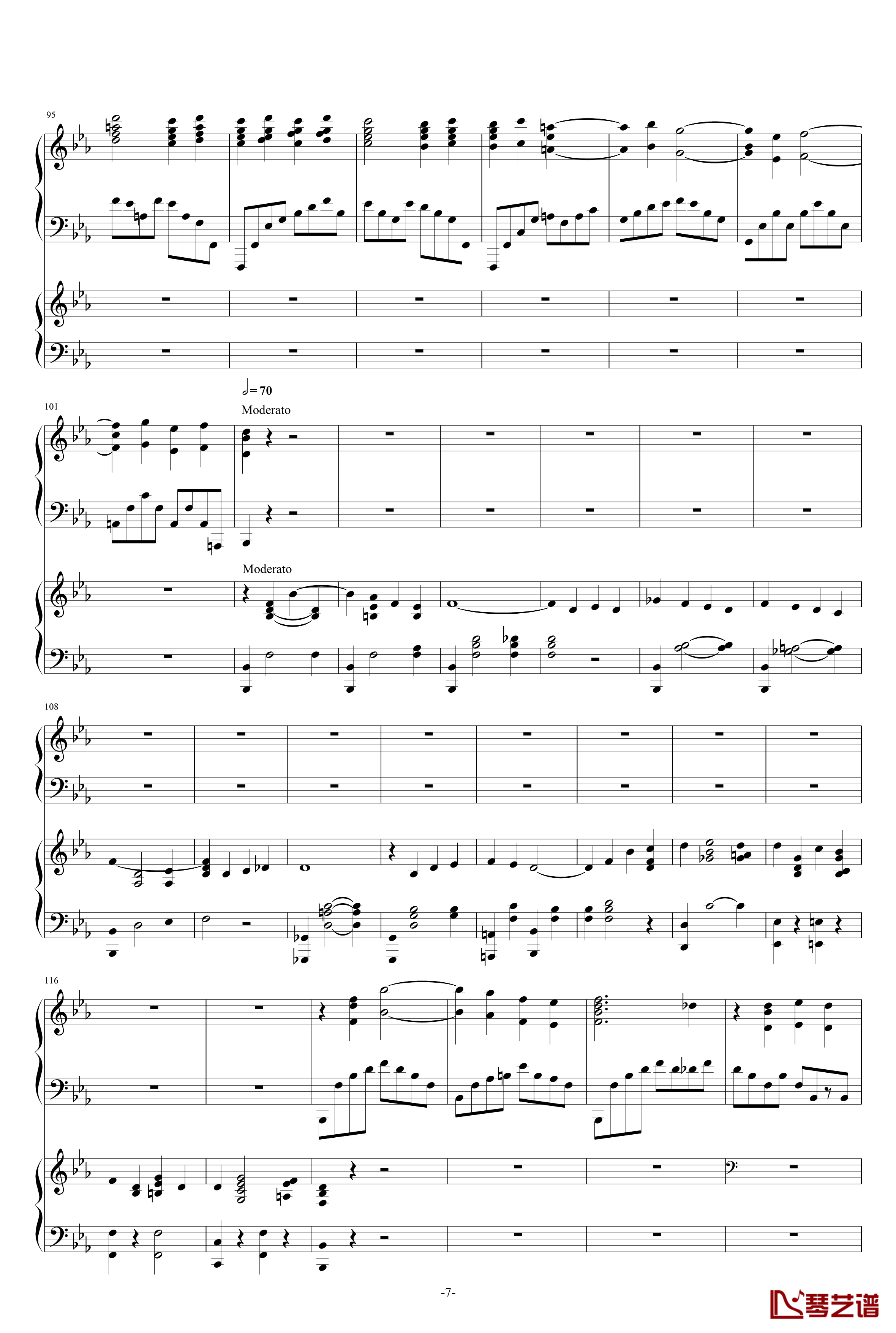 第二钢琴协奏曲第三乐章钢琴谱-拉赫玛尼诺夫7