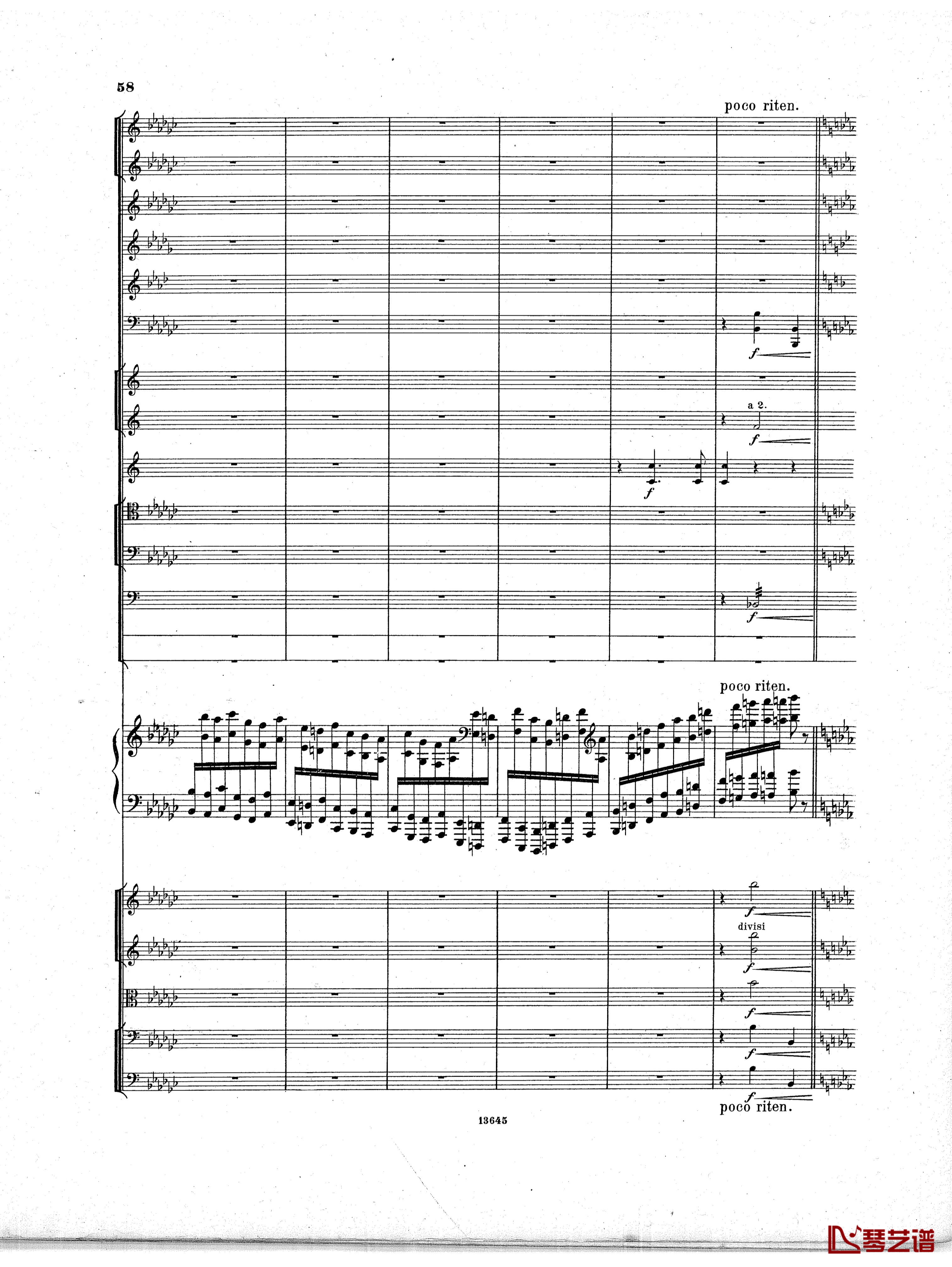 Lyapunov 降E小调第一钢琴协奏曲 Op.4钢琴谱-Lyapunov57