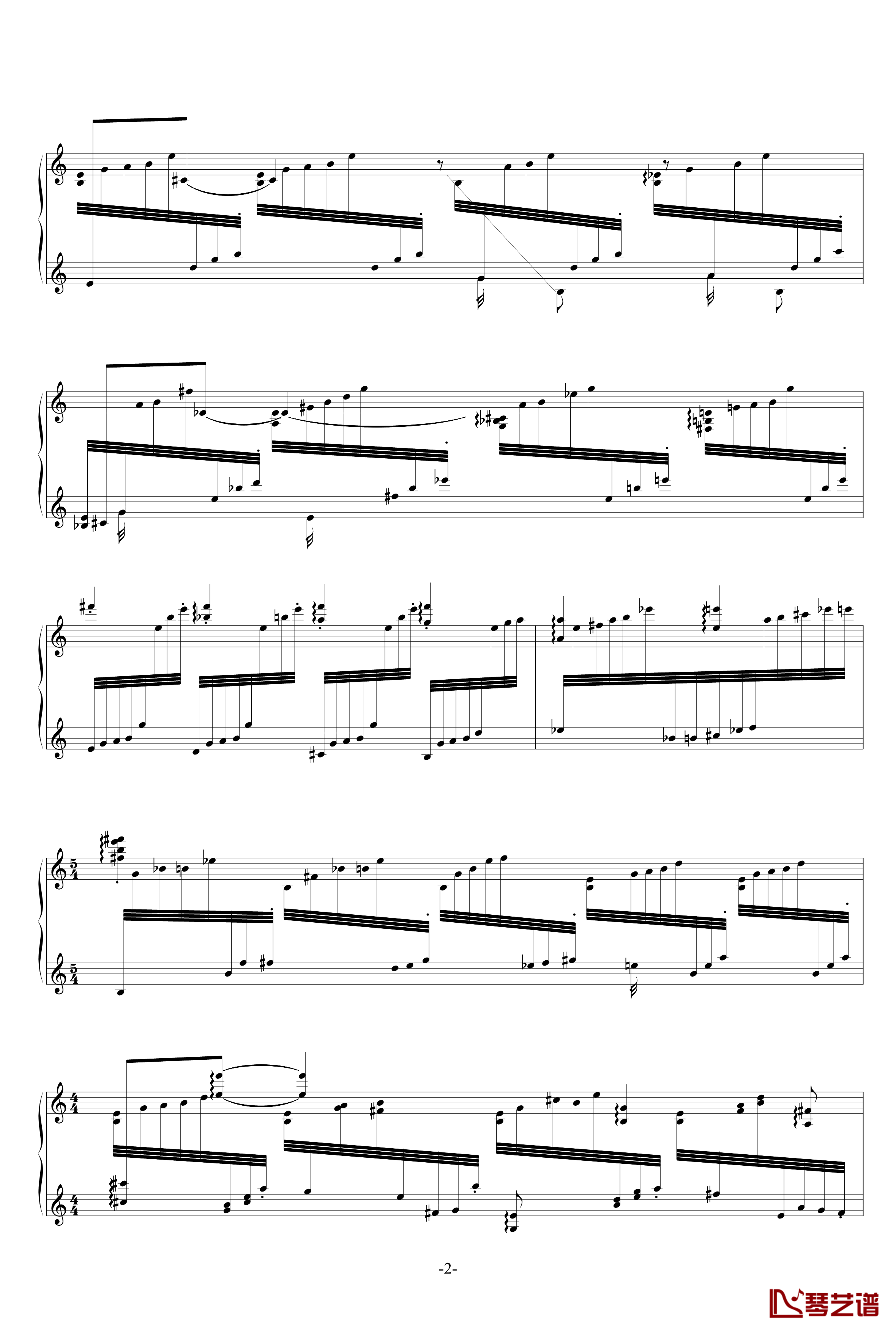 冥想集钢琴谱-修改-升c小调11